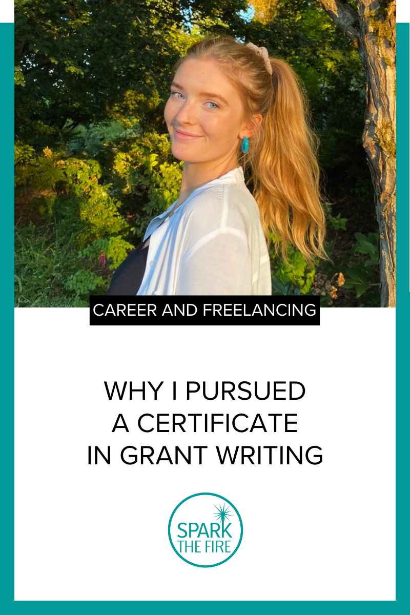 Why I Pursued a Certificate in Grant Writing