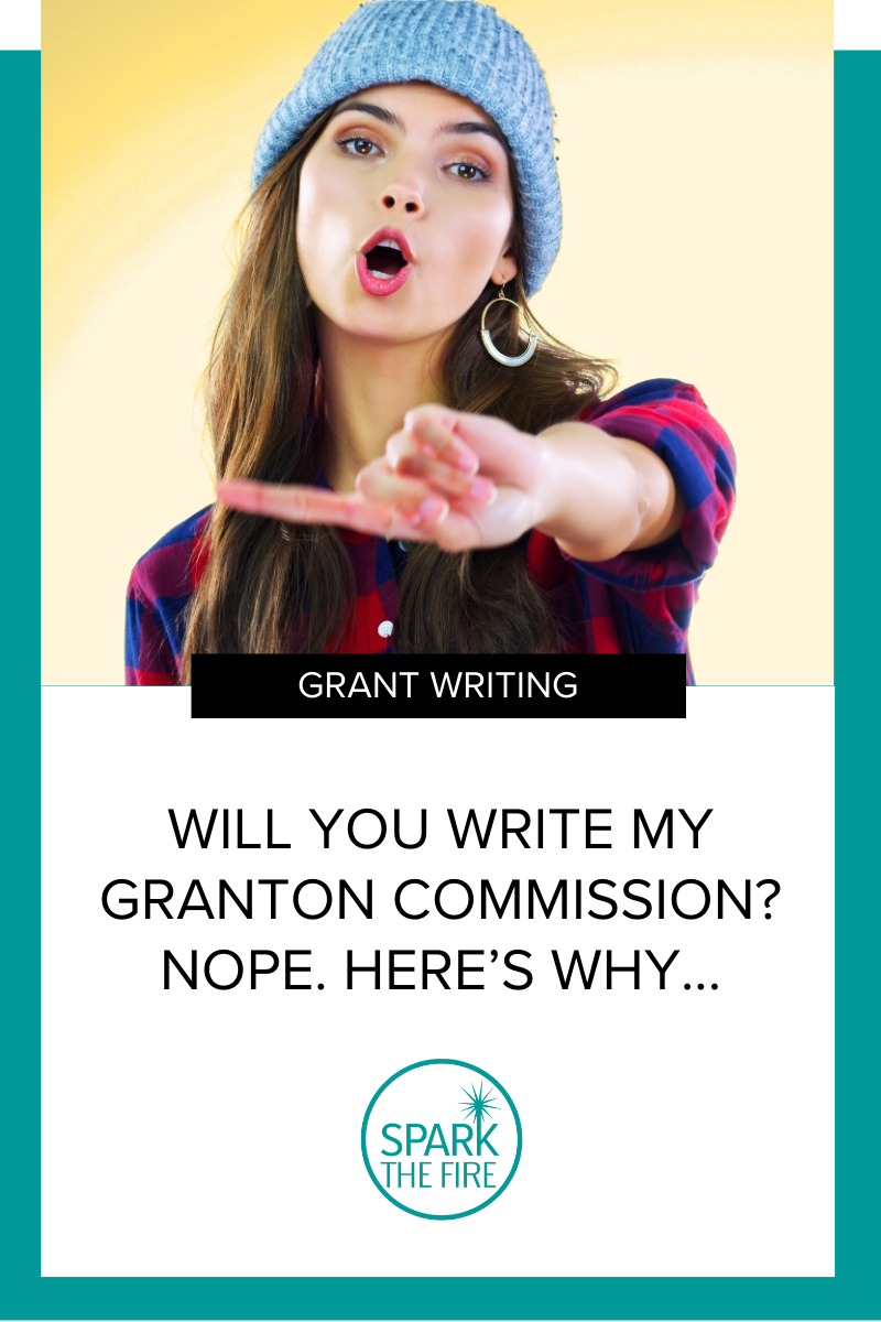 Will You Write My Grant on Commission? Nope. Here's Why...