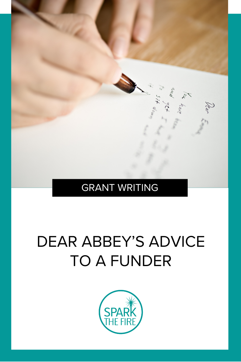 Dear Abby’s Advice to a Funder