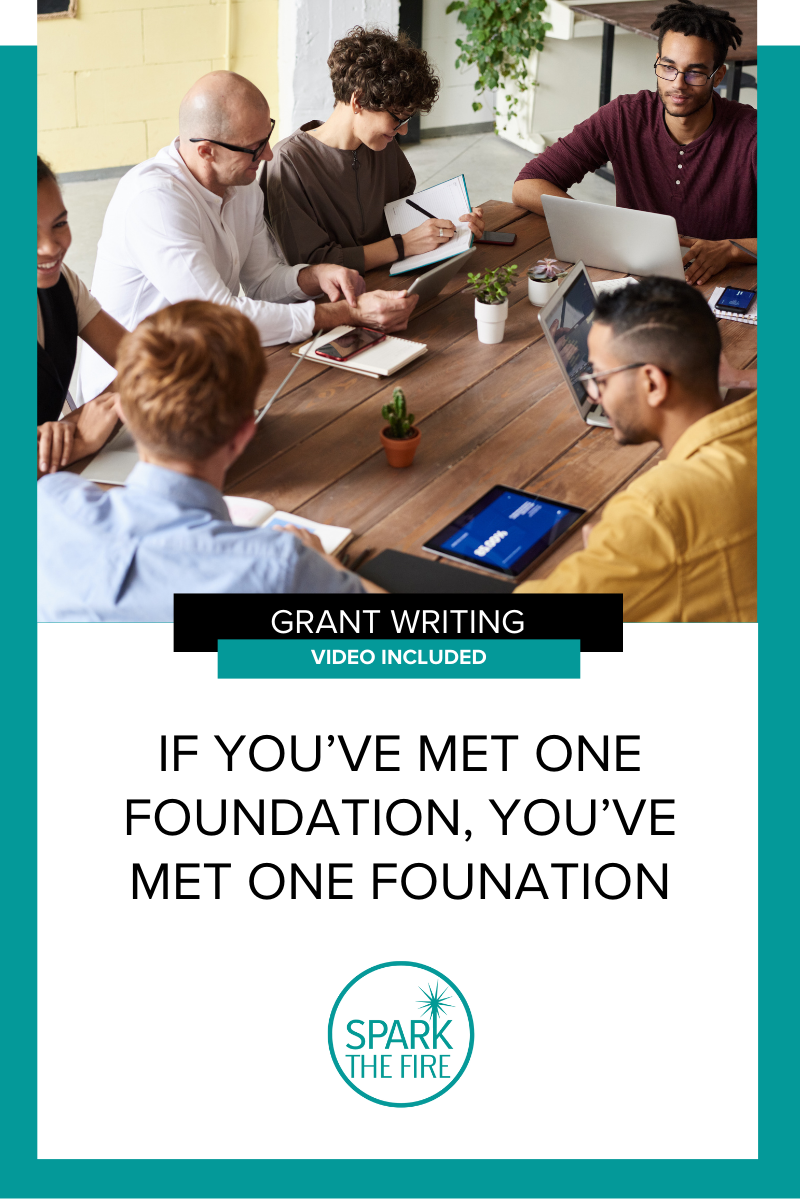If You've Met One Foundation, You've Met One Foundation 