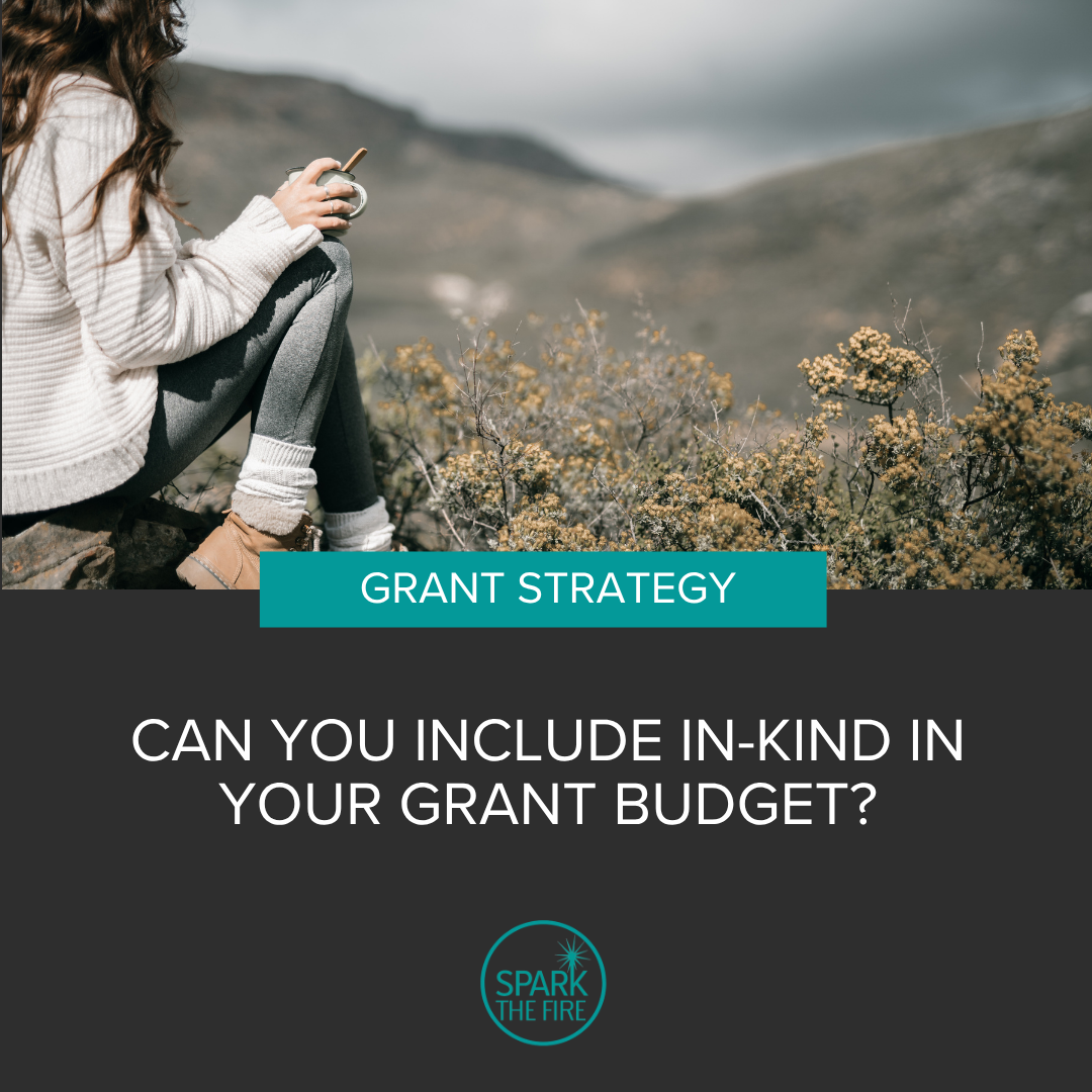 Can You Include In-Kind in Your Grant Budget? Here's What I Tell My Clients