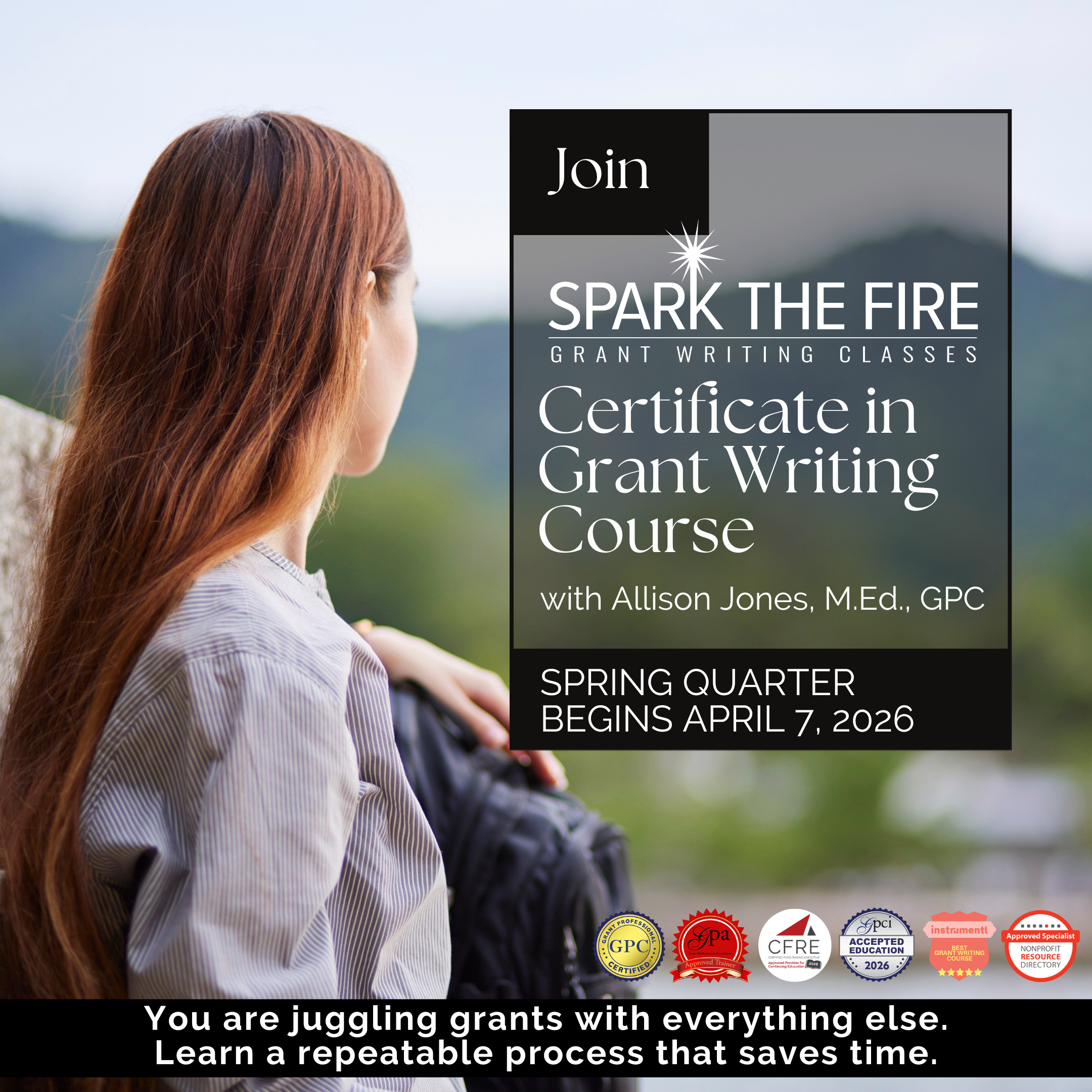 Spring Certificate in Grant Writing Course