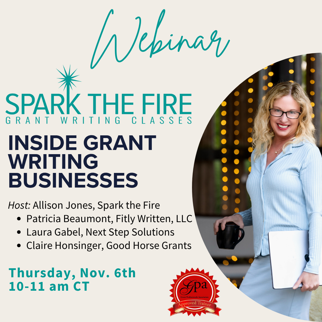 Inside Grant Writing Businesses - November Edition