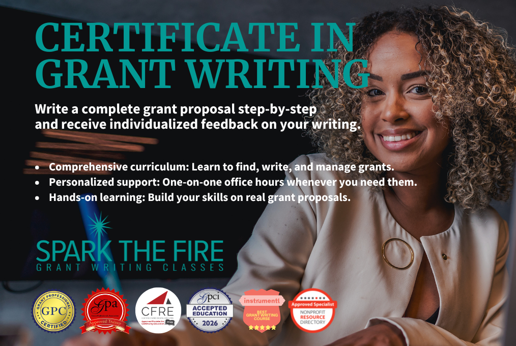 Summer Cohort Certificate in Grant Writing Course