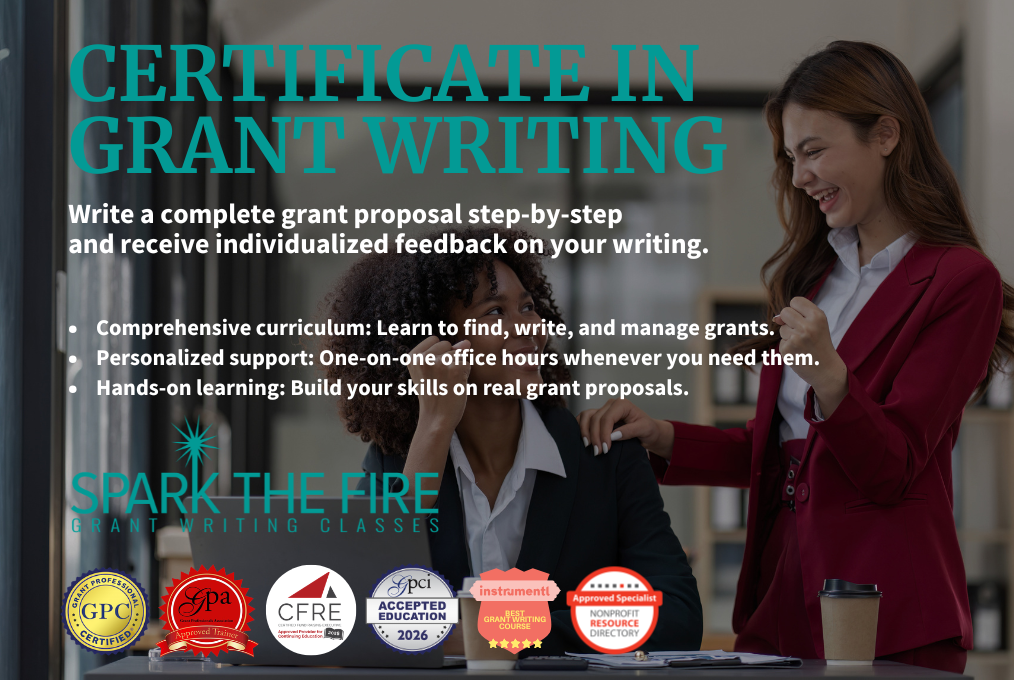 Certificate in Grant Writing Fall Cohort