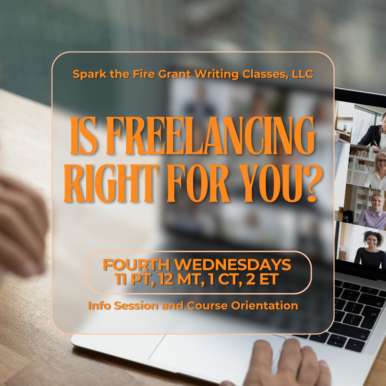 Business of Freelance Grant Writing Class Info Session