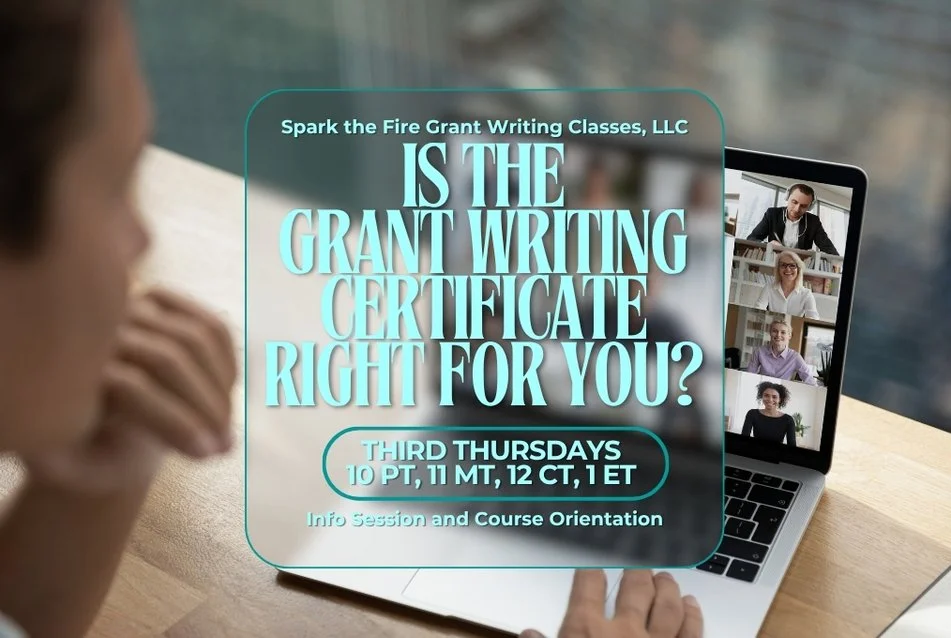 Certificate in Grant Writing Class Info Session (Copy)