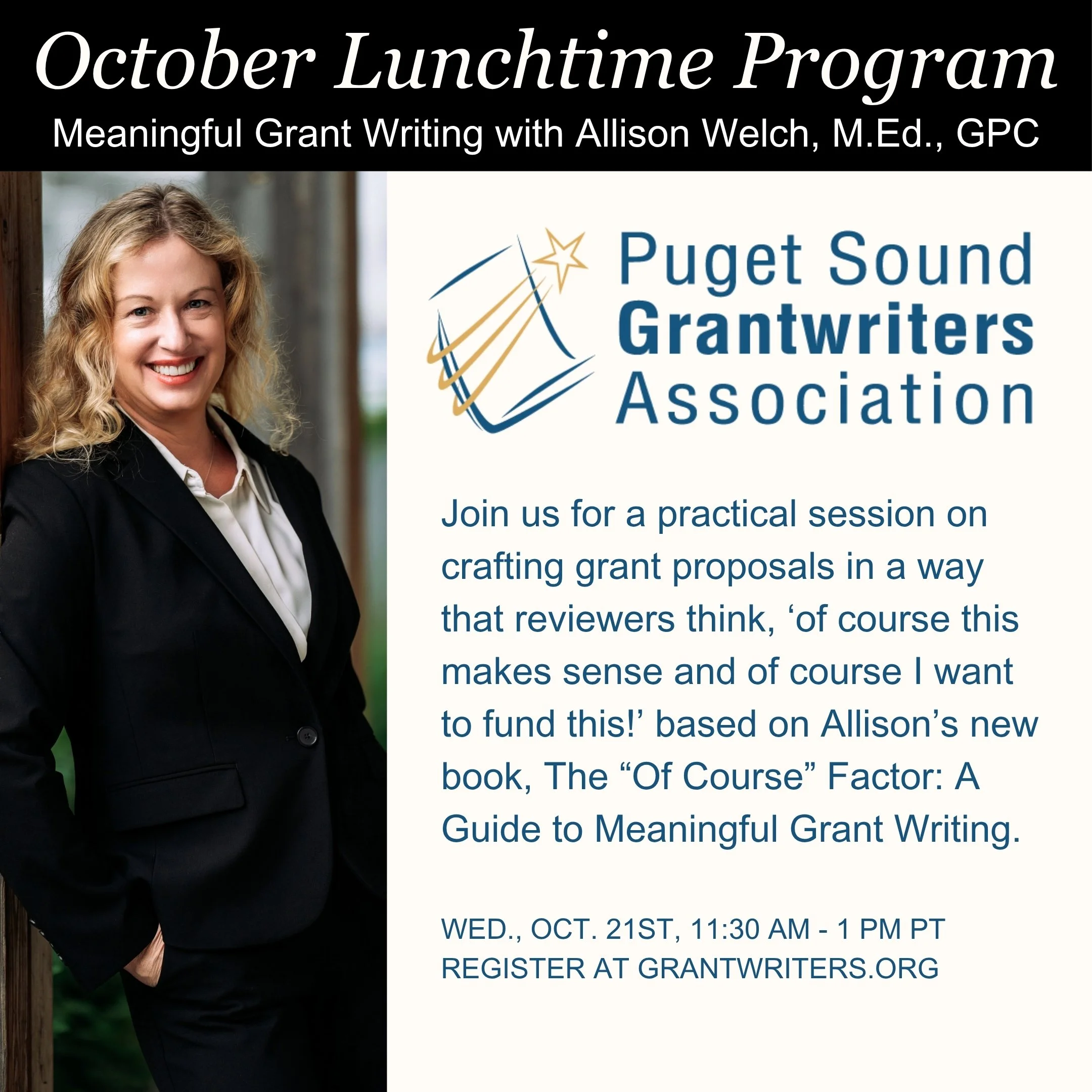 PSGA Lunchtime Meeting with Allison
