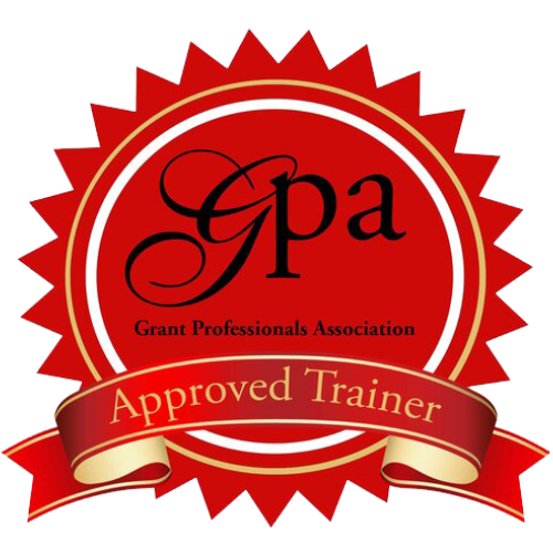 Grant Professionals Association (GPA) Approved Trainer badge.