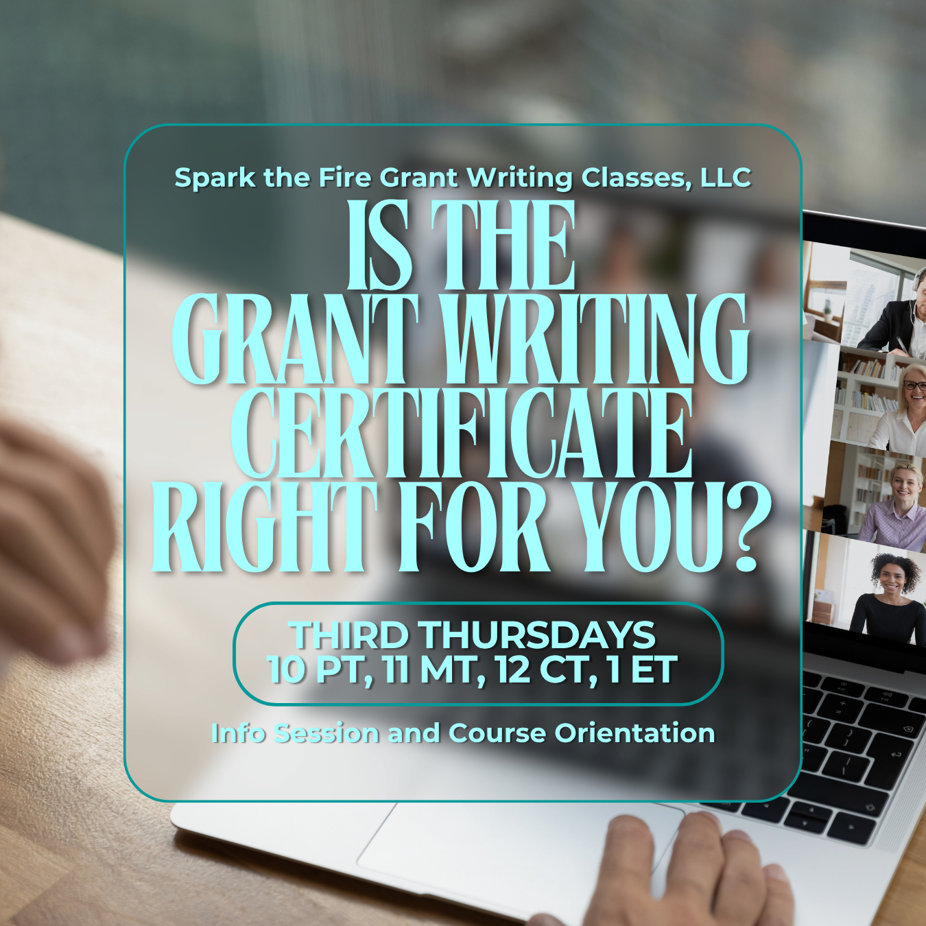 Free Info Session for Certificate in Grant Writing