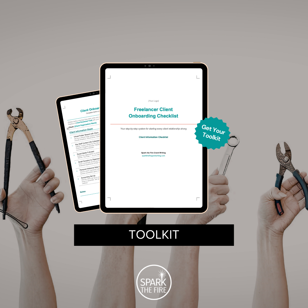 Freelance Grant Writing Business Template Packet