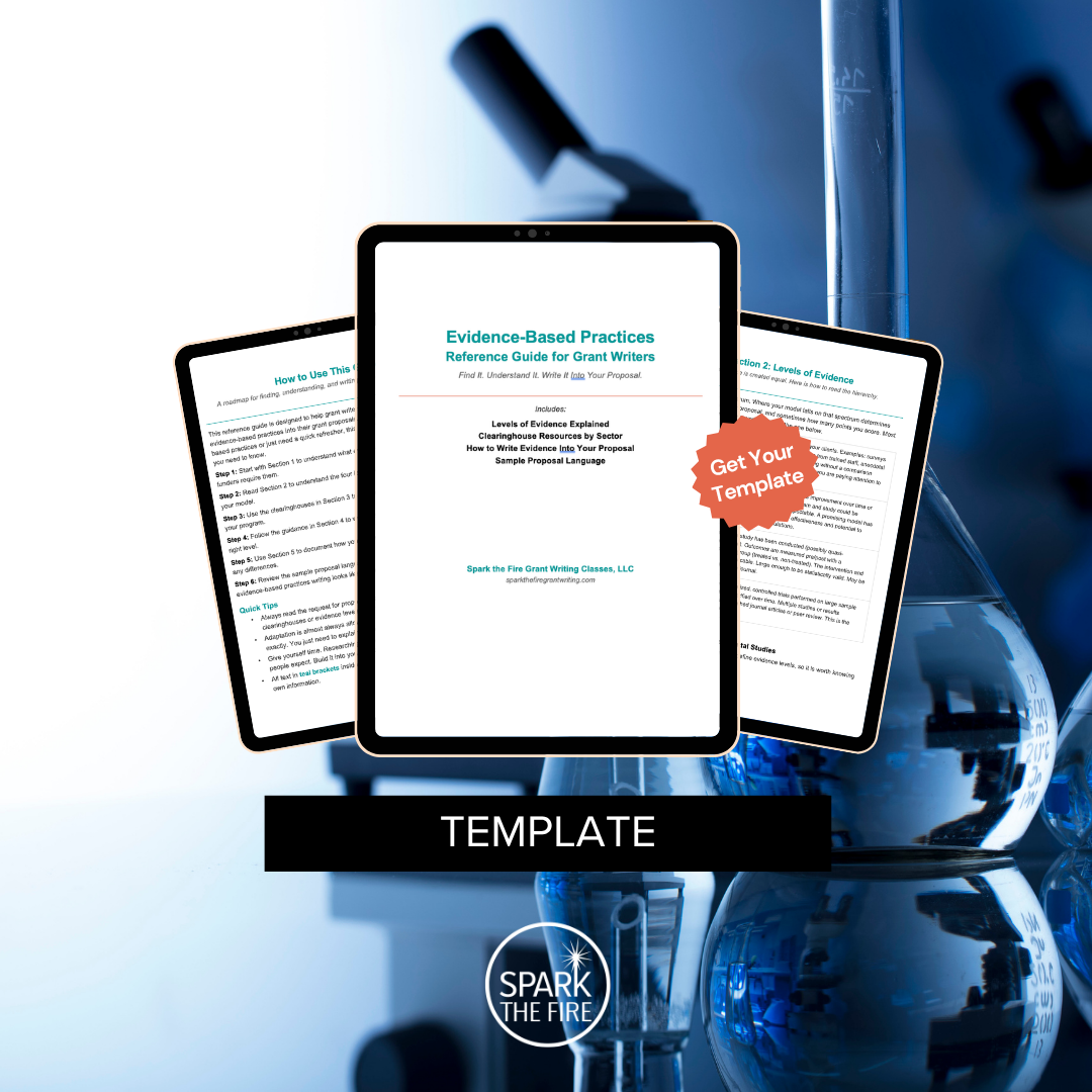 Evidence-Based Practices Reference Guide for Grant Writers