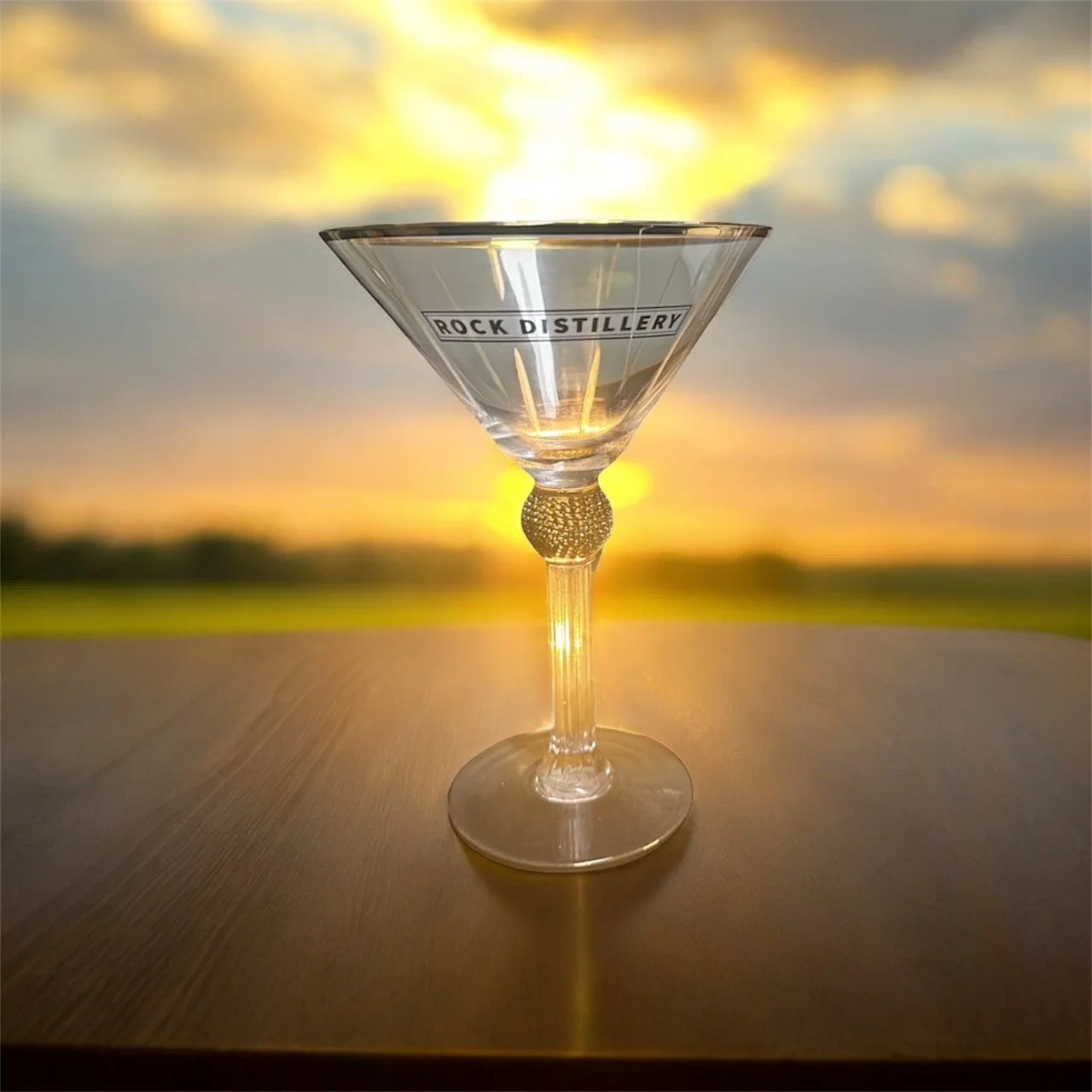 Rock Gin Cocktail Glass