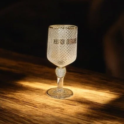 Rock Distillery Wine Glass (Bling)