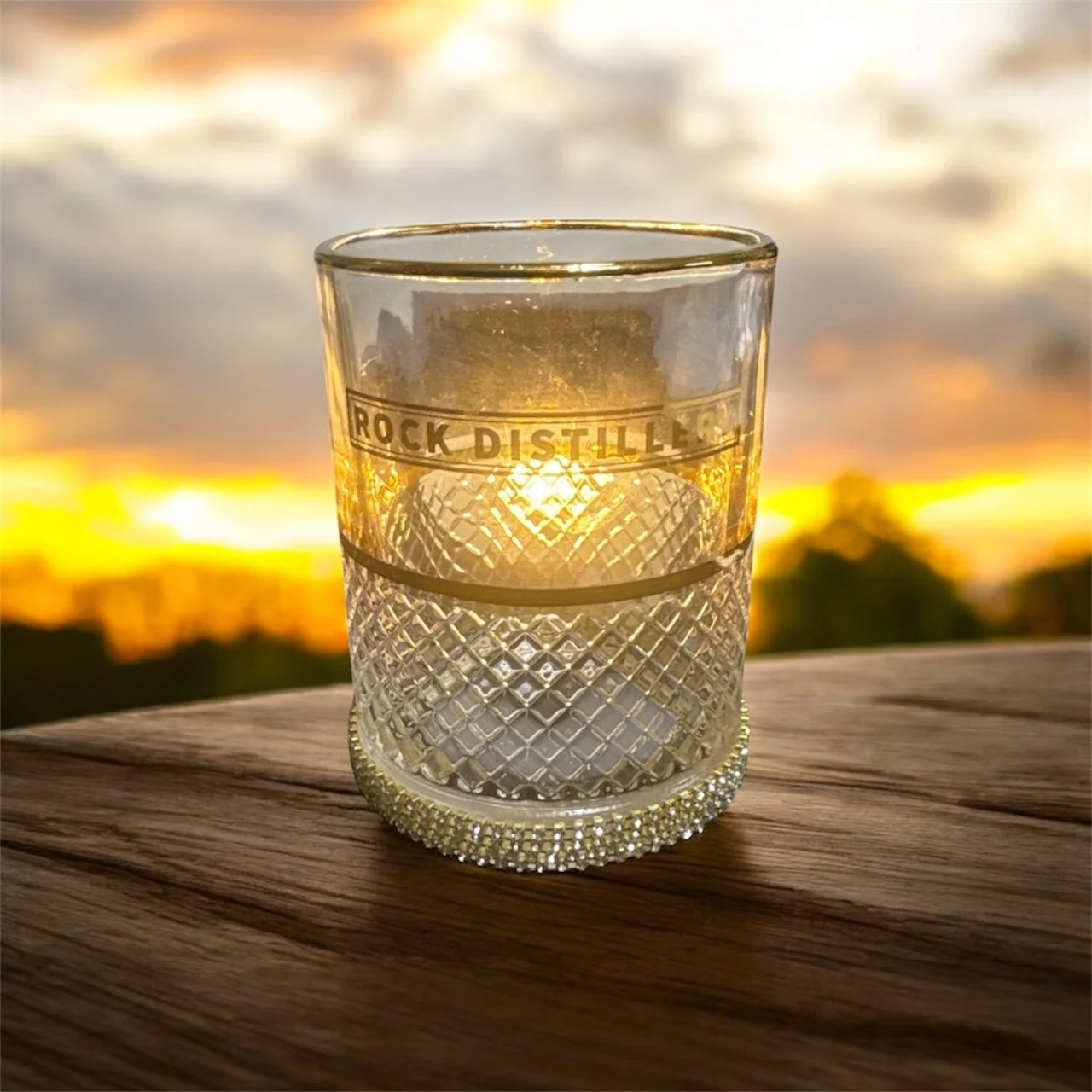 Rum Bling Glass Tumbler
