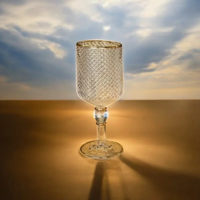 Rock Distillery Wine Glass (Non Bling)