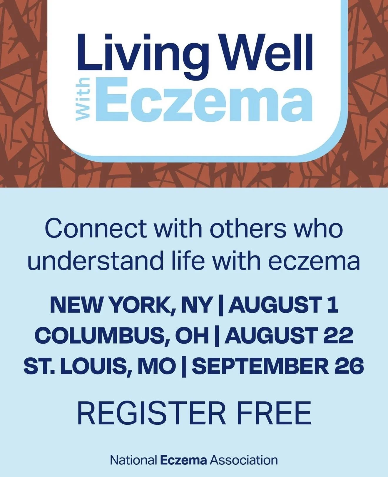 national eczema association living well event