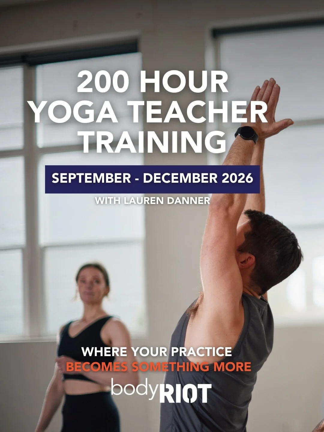 200HR YOGA TEACHER TRAINING

Whether you&rsquo;re interested in teaching or simply deepening your practice, this is an opportunity to commit to something meaningful.

To grow.
To refine.
To step into what&rsquo;s next.

September&ndash;December 2026
