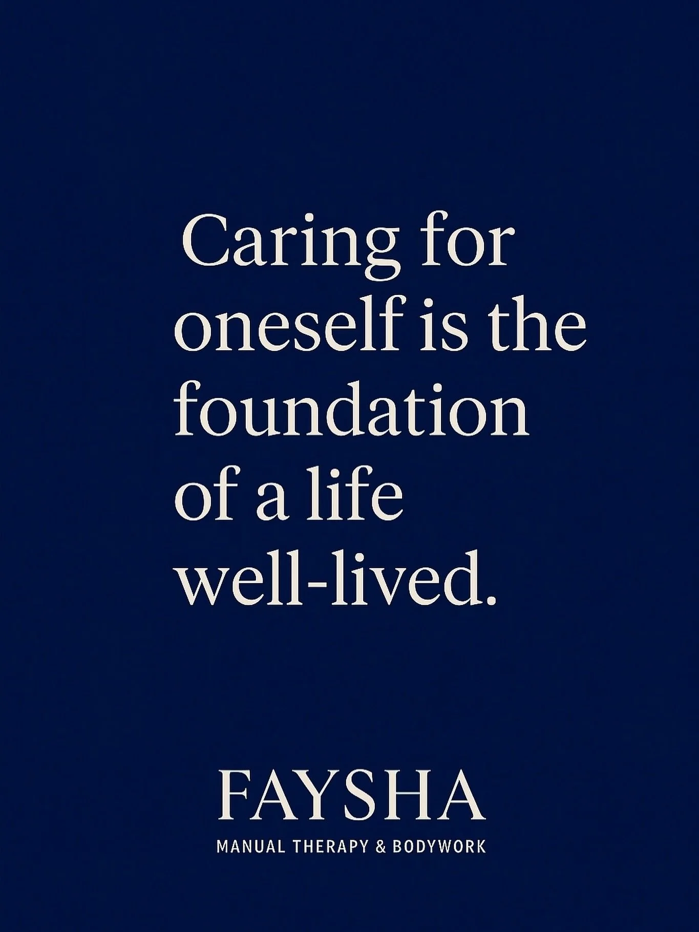 At FAYSHA, we believe that true wellness begins with presence and care.
Our mission is to offer bodywork experiences that go beyond therapy—
they restore, elevate, and reconnect you with yourself.
Every session is a step toward balance, guided