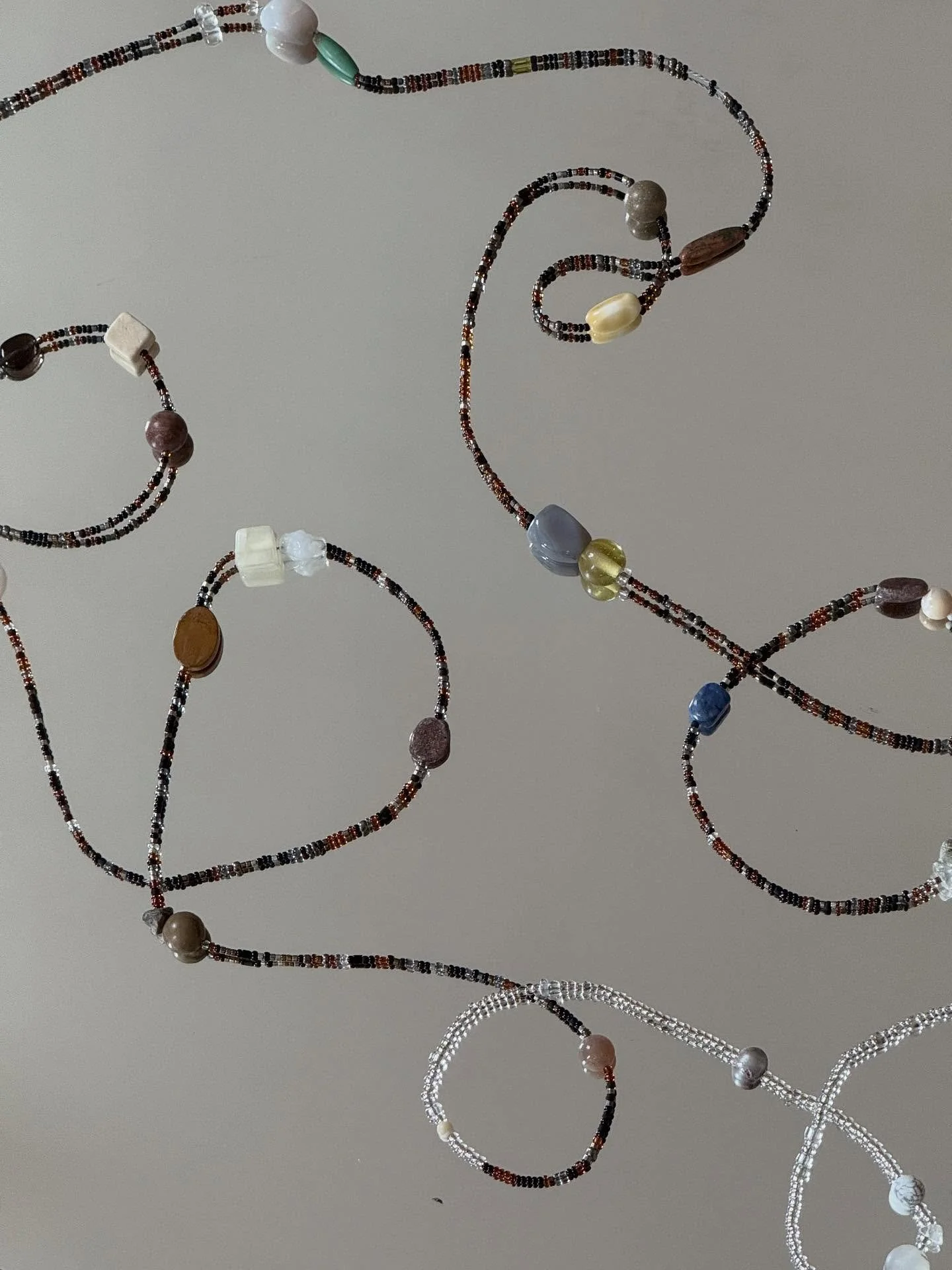 A new intentional object added to the shop ~ beaded garlands

For adorning, feeling, thinking, counting, and grounding, these are words in an unbroken sentence ➰

Tell me how you wish to use your garland&mdash; be it for adorning your body, creating 