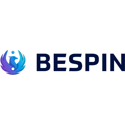 Bespin logo with a blue and purple phoenix emblem and the word 'BESPIN' in bold navy letters.