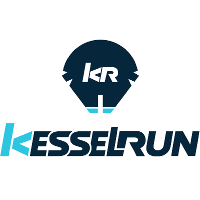 It features the Kessel Run logo with a stylized lightbulb and the text 'Kessel Run' underneath.
