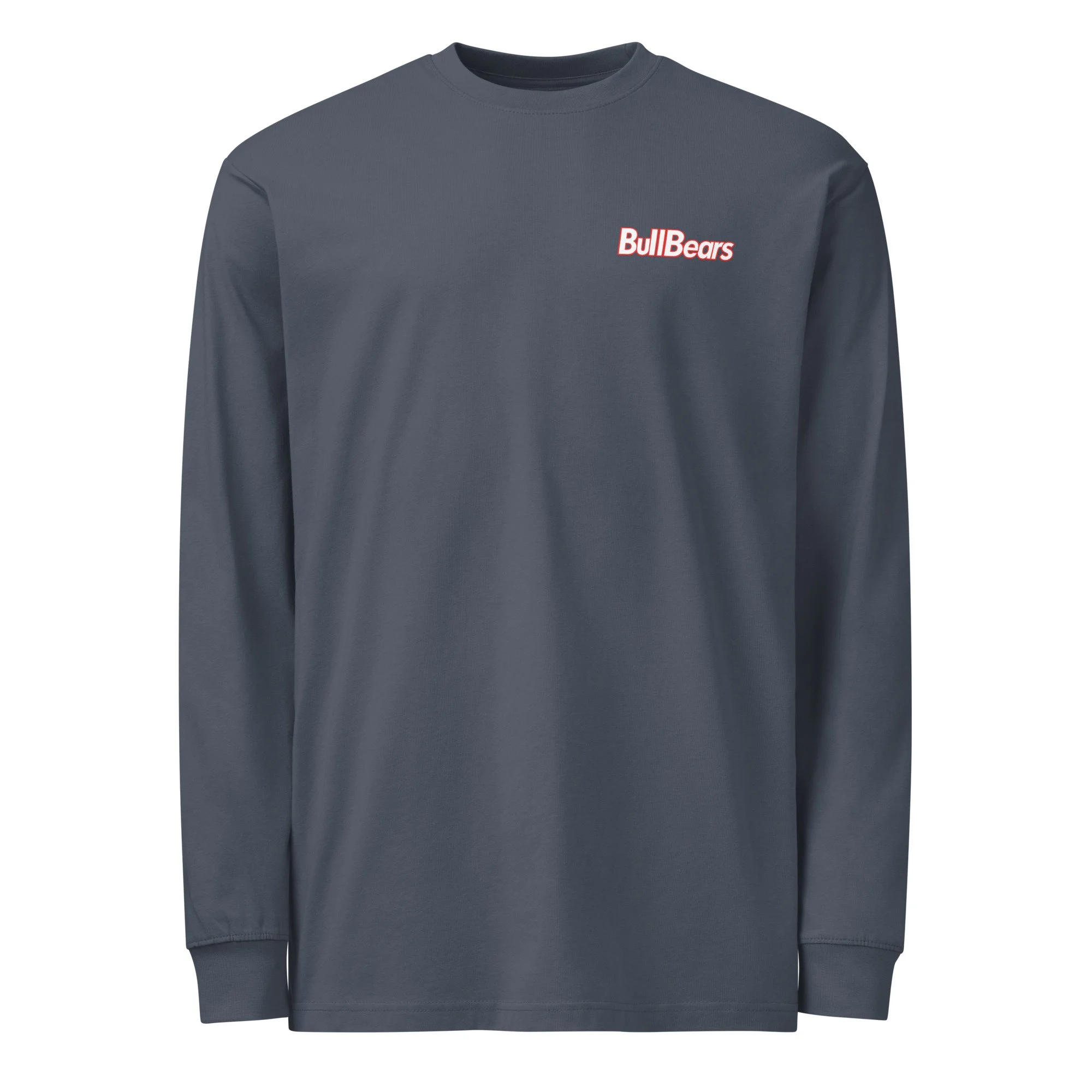 BullBears Statement Heavyweight Long-Sleeve Shirt 🎨