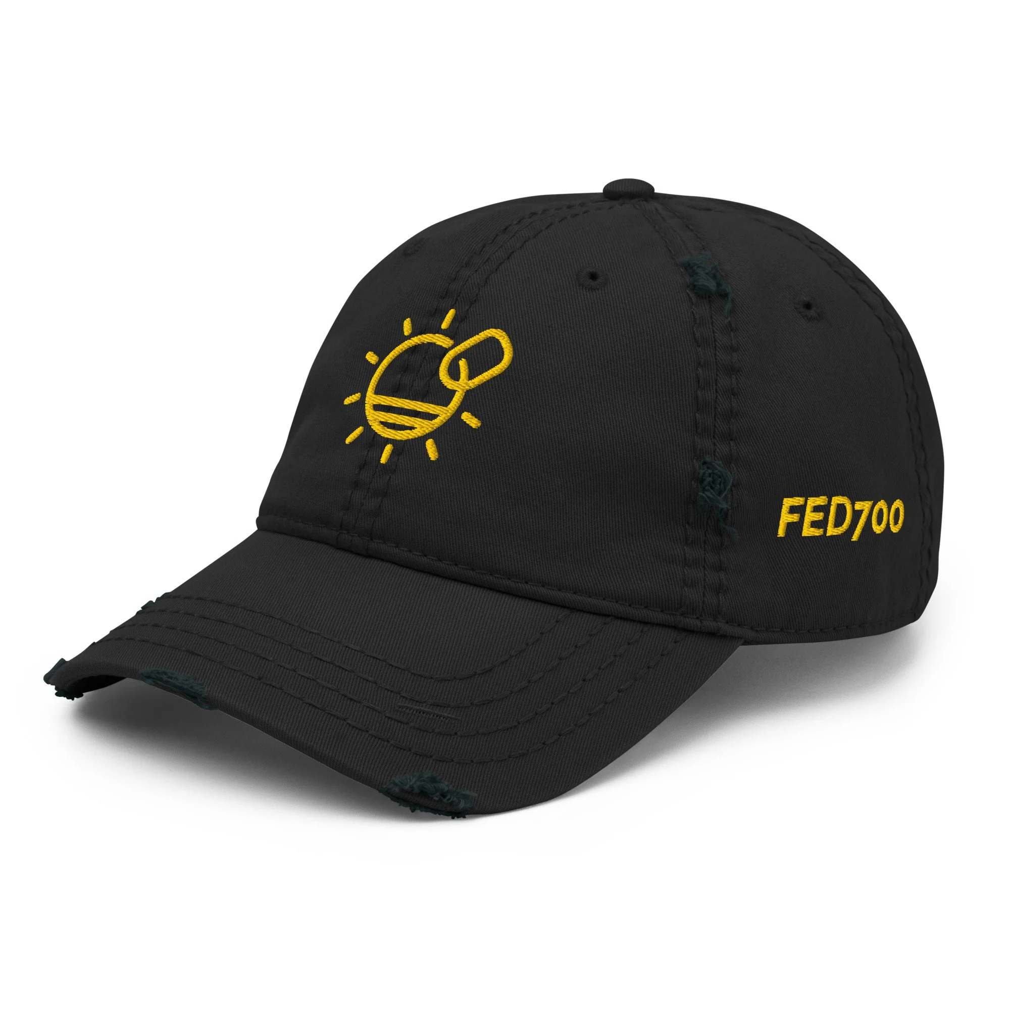 SoC FED700 Embroidered Distressed Dad Hat
