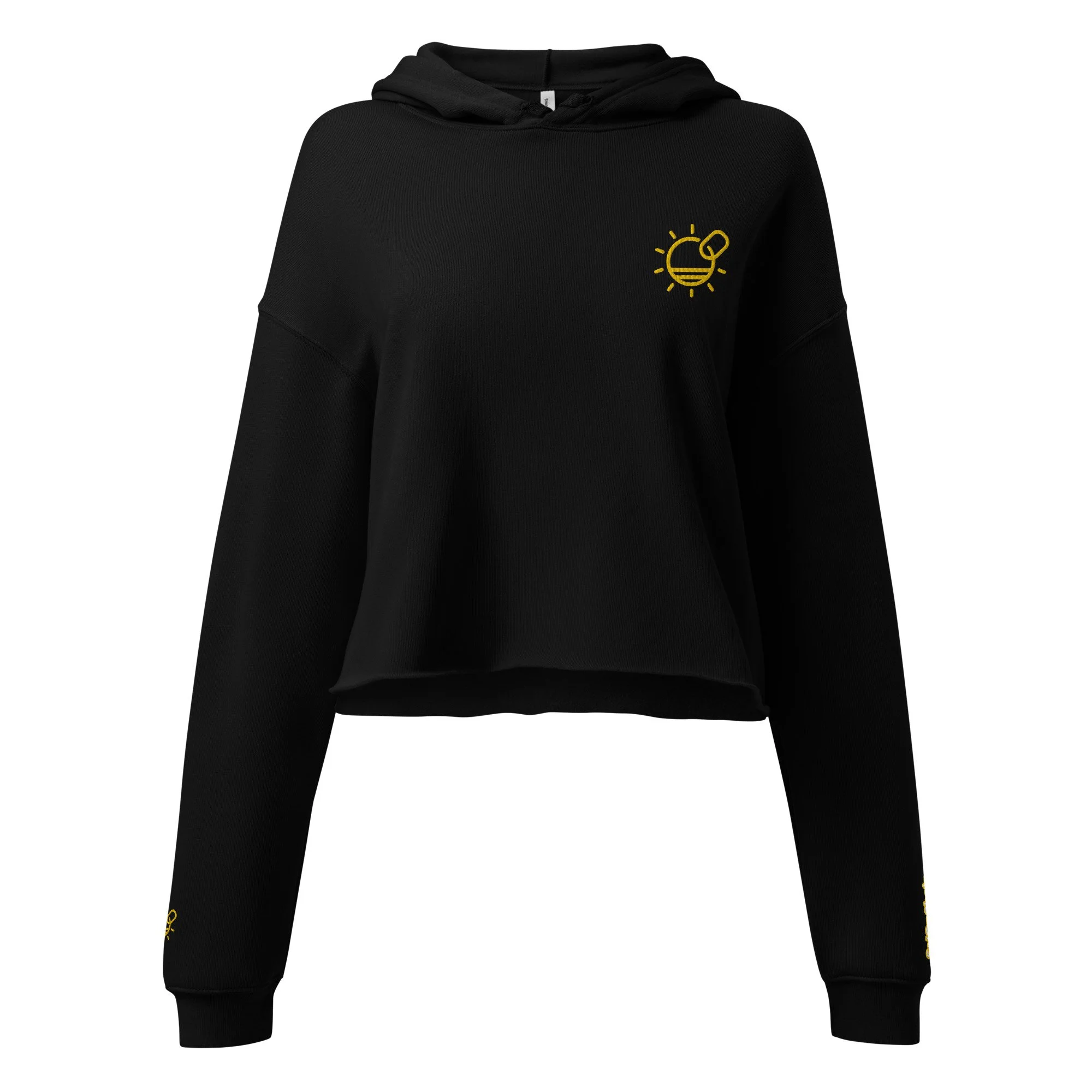 SoC Embroidered Crop Hoodie 🎨