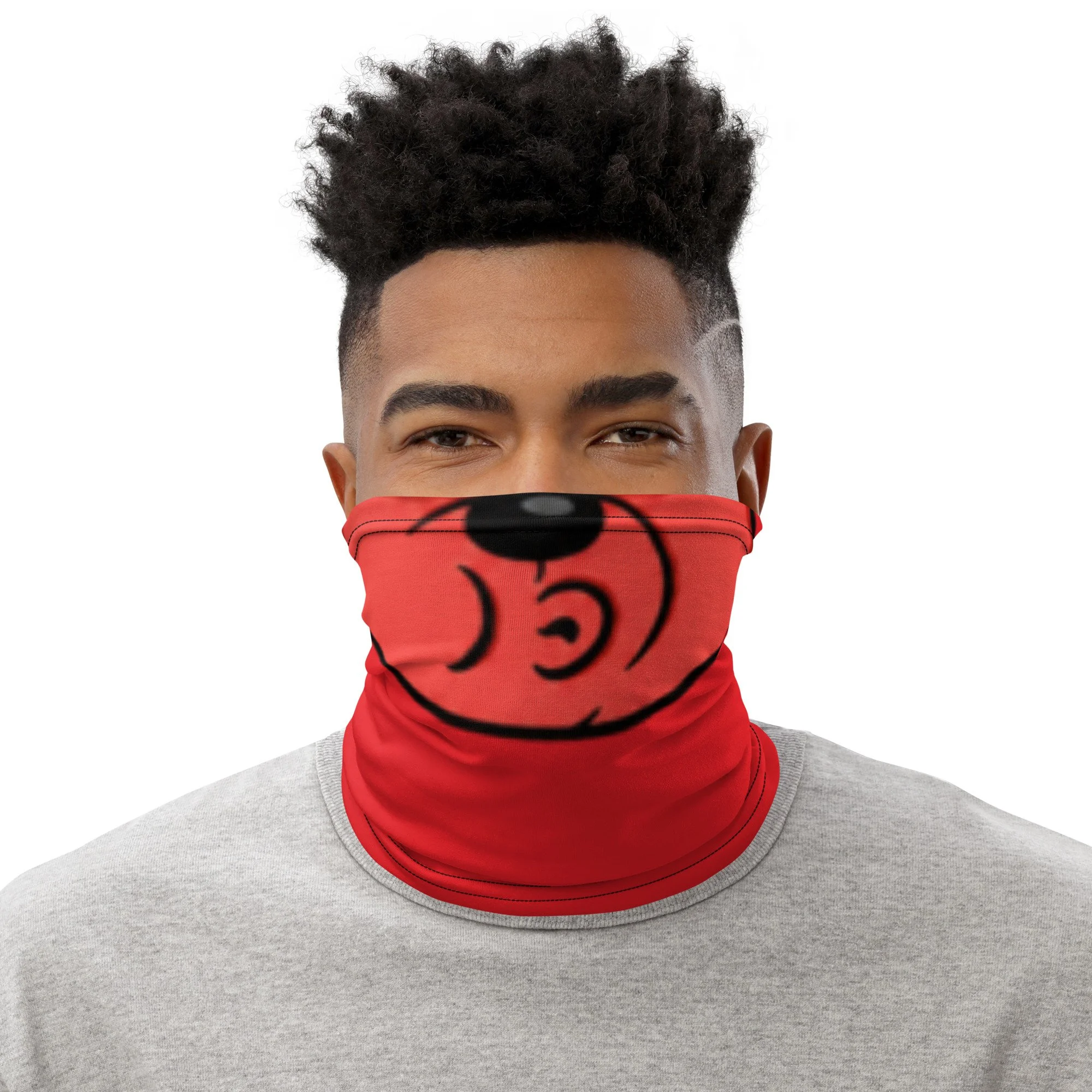 OG Red BullBear Whistle Neck Gaiter