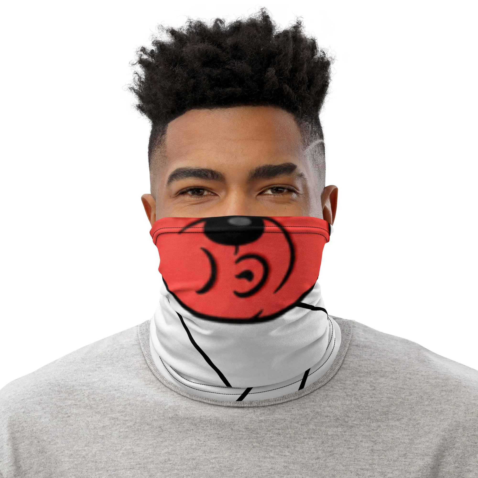OG BullBear Topo‑Wave Drip Whistle Neck Gaiter