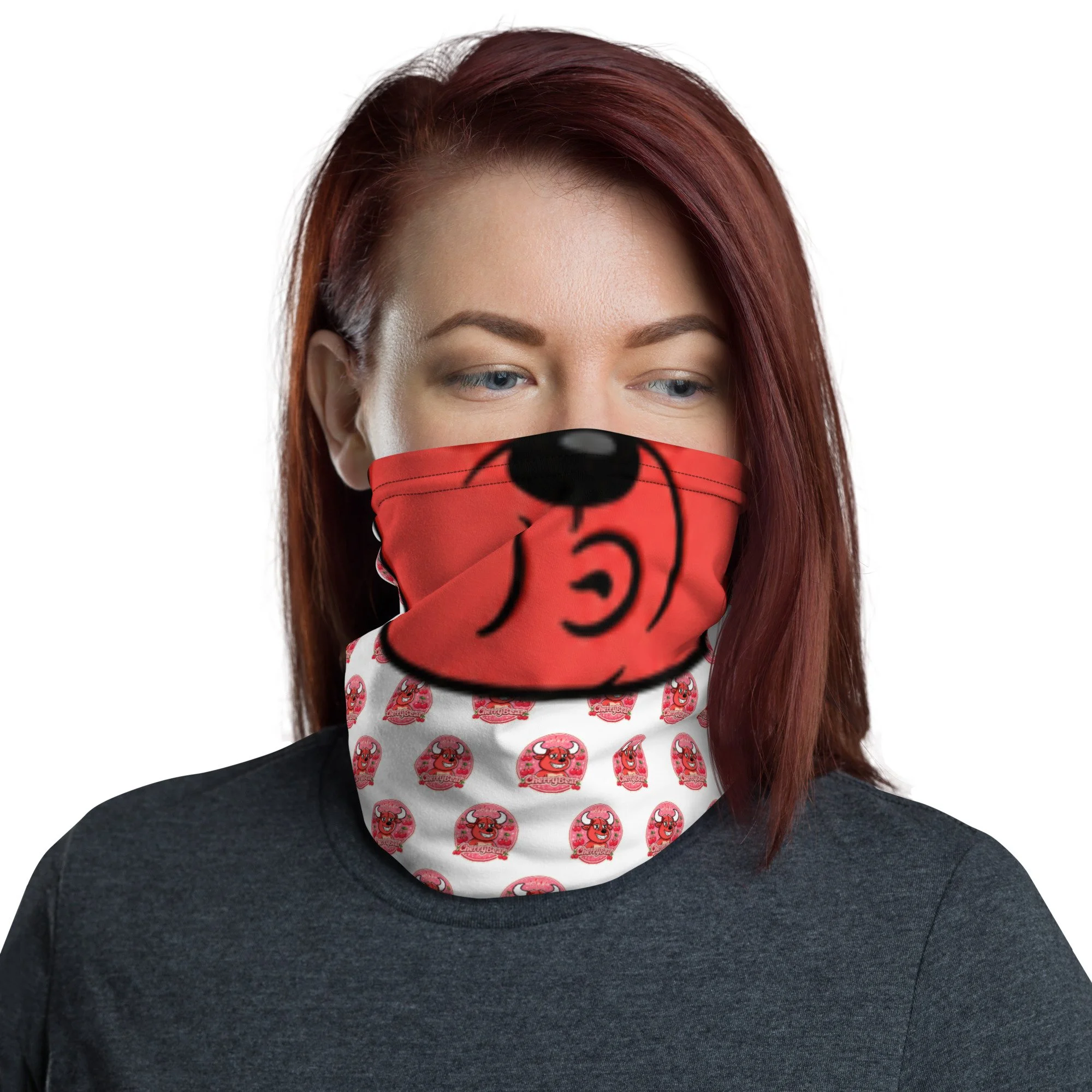 🍒 OG BullBear Cherry Bear Whistle Neck Gaiter 🍒