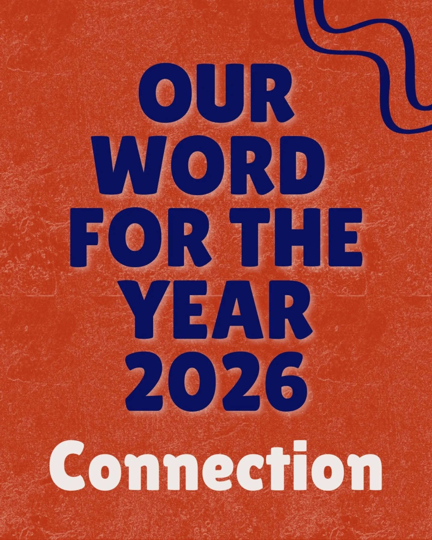 𝗖𝗼𝗻𝗻𝗲𝗰𝘁𝗶𝗼𝗻

If you&rsquo;ve been following along, you&rsquo;ll know that 2025 was my year of learning - learning new skills, stretching myself in unfamiliar ways, and figuring things out as I went.

For 2026, our word is connection.

Connec