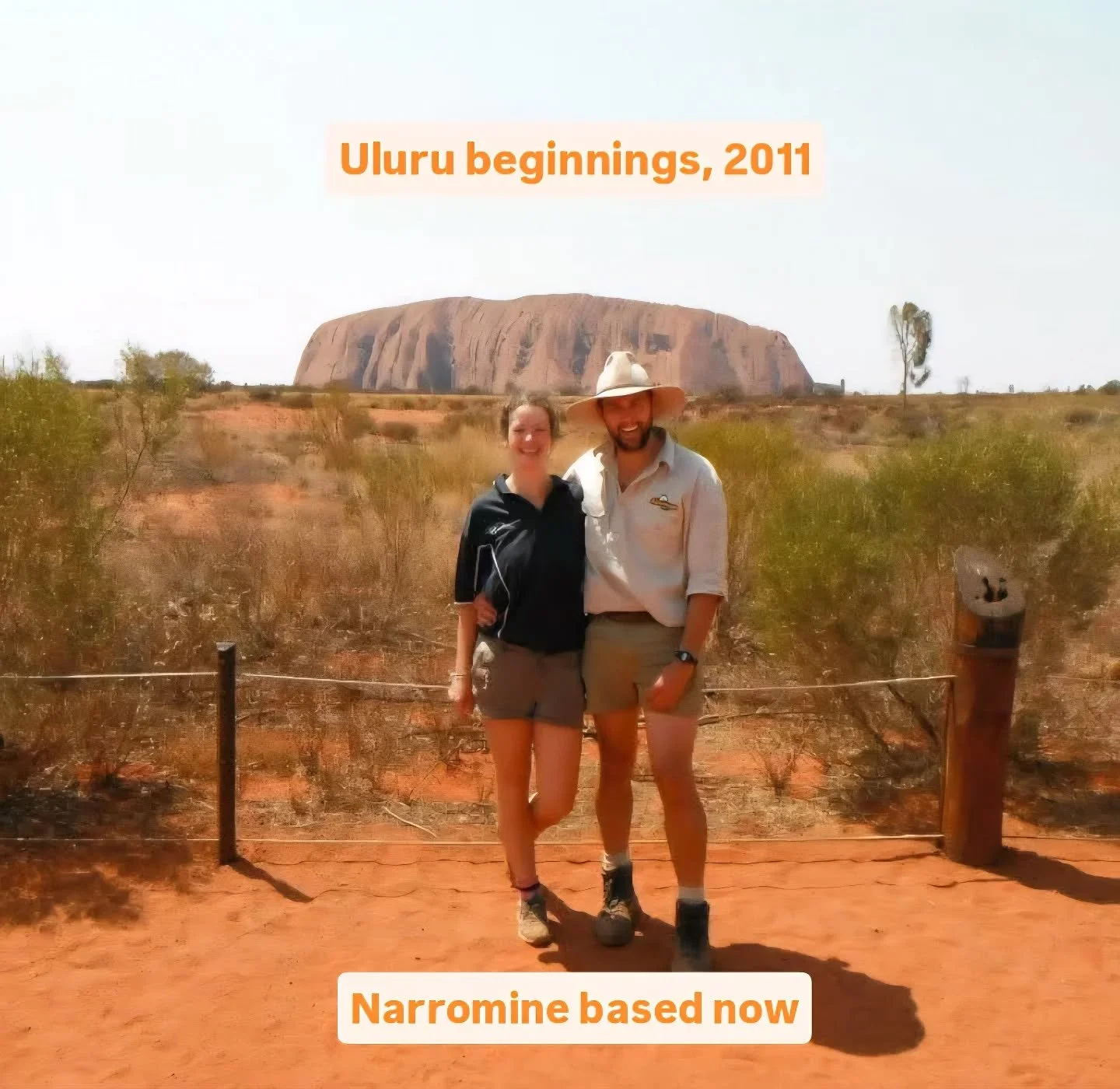 𝗧𝗵𝗲 𝘀𝘁𝗼𝗿𝘆 𝗼𝗳 𝘂𝘀

Ben and I met in Uluru as tour operators, and somewhere along the way, we became more than friends 😉

Fast forward, we returned to Ben&rsquo;s family business and started reimagining what&rsquo;s possible. Combining our 