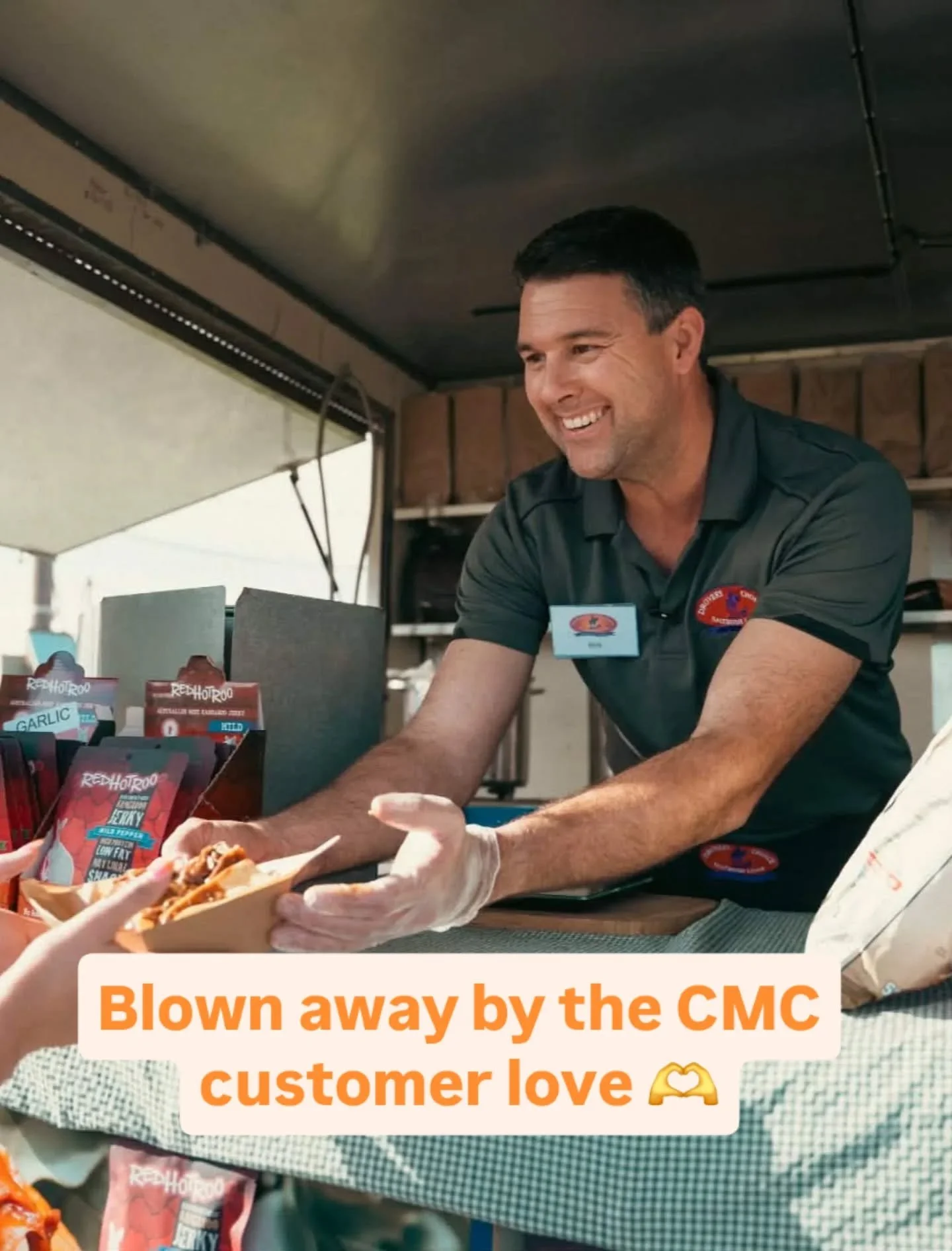 𝗞𝗶𝗻𝗱𝗻𝗲𝘀𝘀 𝗰𝗮𝗺𝗲 𝗶𝗻 𝘄𝗮𝘃𝗲𝘀 𝗳𝗼𝗿 𝘂𝘀 𝗮𝘁 𝗖𝗠𝗖

The odds were against us from the start, we didn&rsquo;t have the best festival location.

Next minute, Kate jumps on the CMC Rocks fan page and gives us a massive plug. 

What comes 