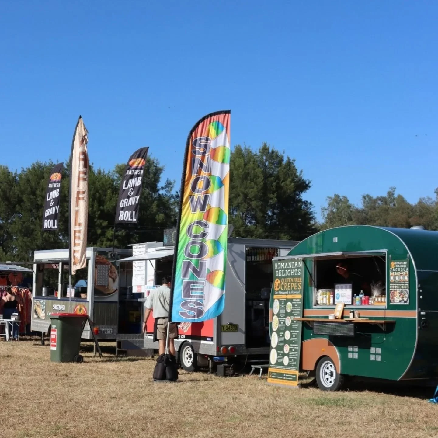 𝗖𝗼𝗹𝗹𝗮𝗯𝗼𝗿𝗮𝘁𝗶𝗼𝗻 𝗼𝘃𝗲𝗿 𝗖𝗼𝗺𝗽𝗲𝘁𝗶𝘁𝗶𝗼𝗻 🤝

There&rsquo;s plenty of food to go around. We pop up side by side with @Rods Waffle Van and @romaniandelights all the time. Our fellow food vendors are our mates, they&rsquo;re always hap