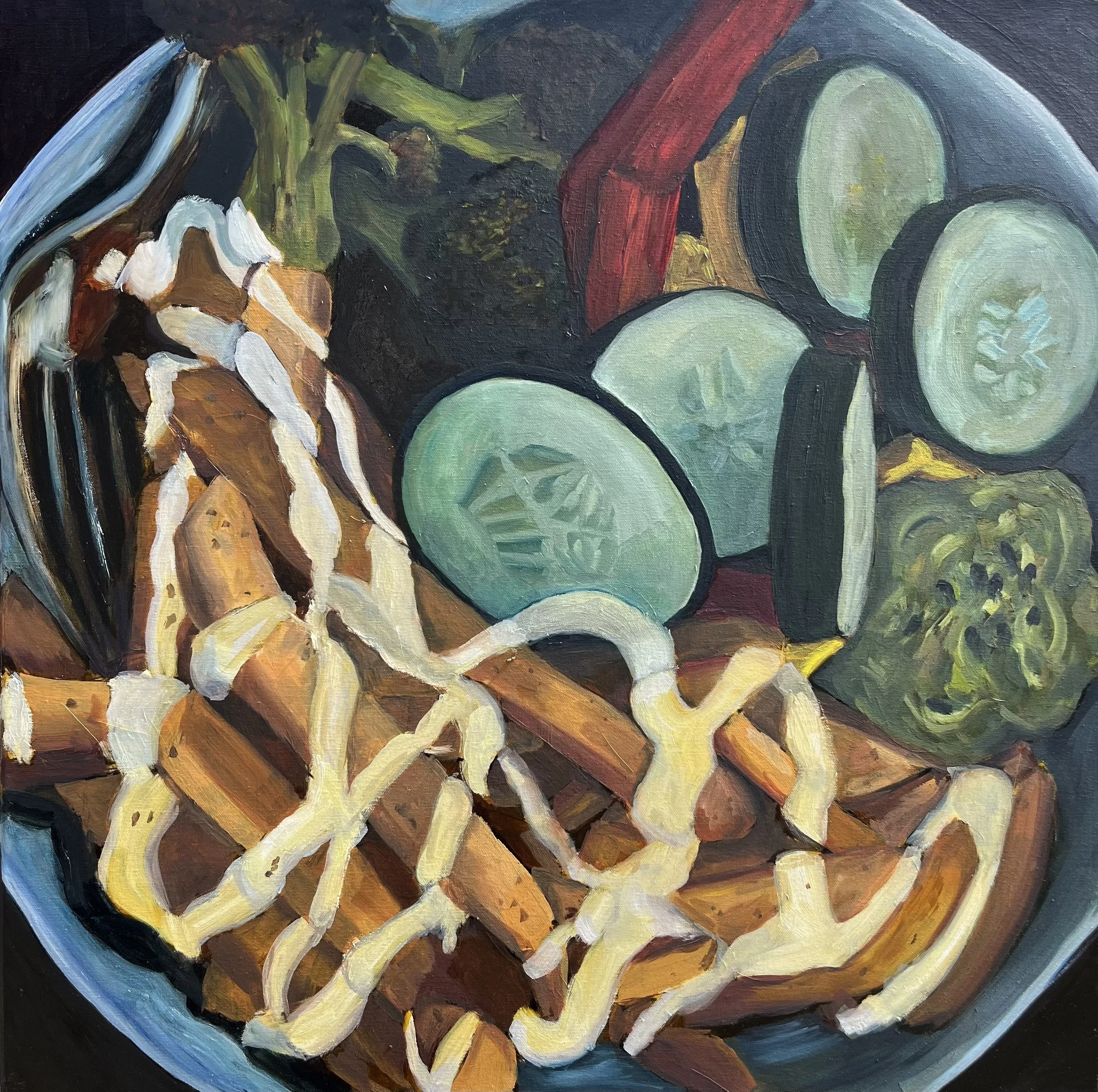 30" x 30" oil on canvas