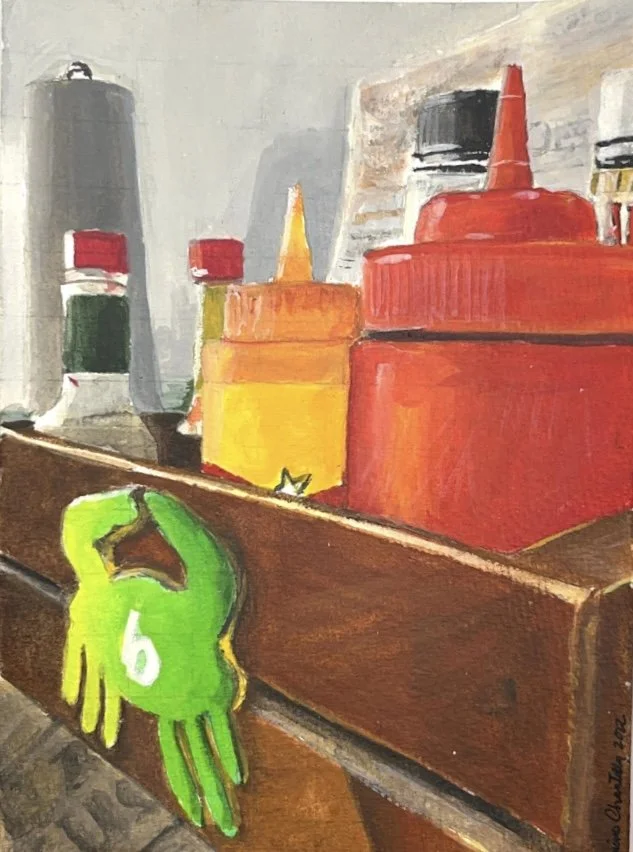 5" x 7" gouache on paper