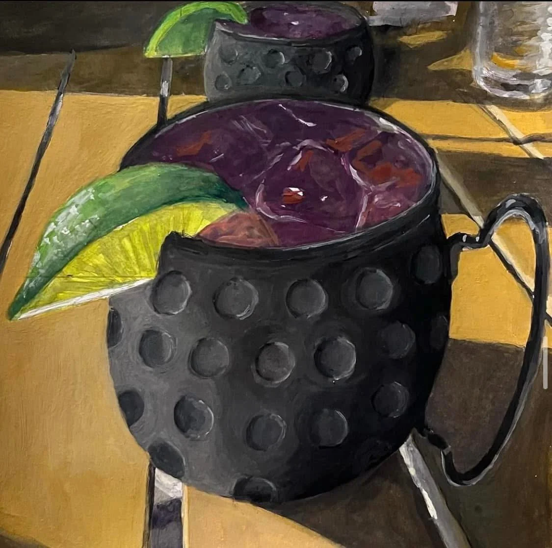 6" x 6" gouache on paper