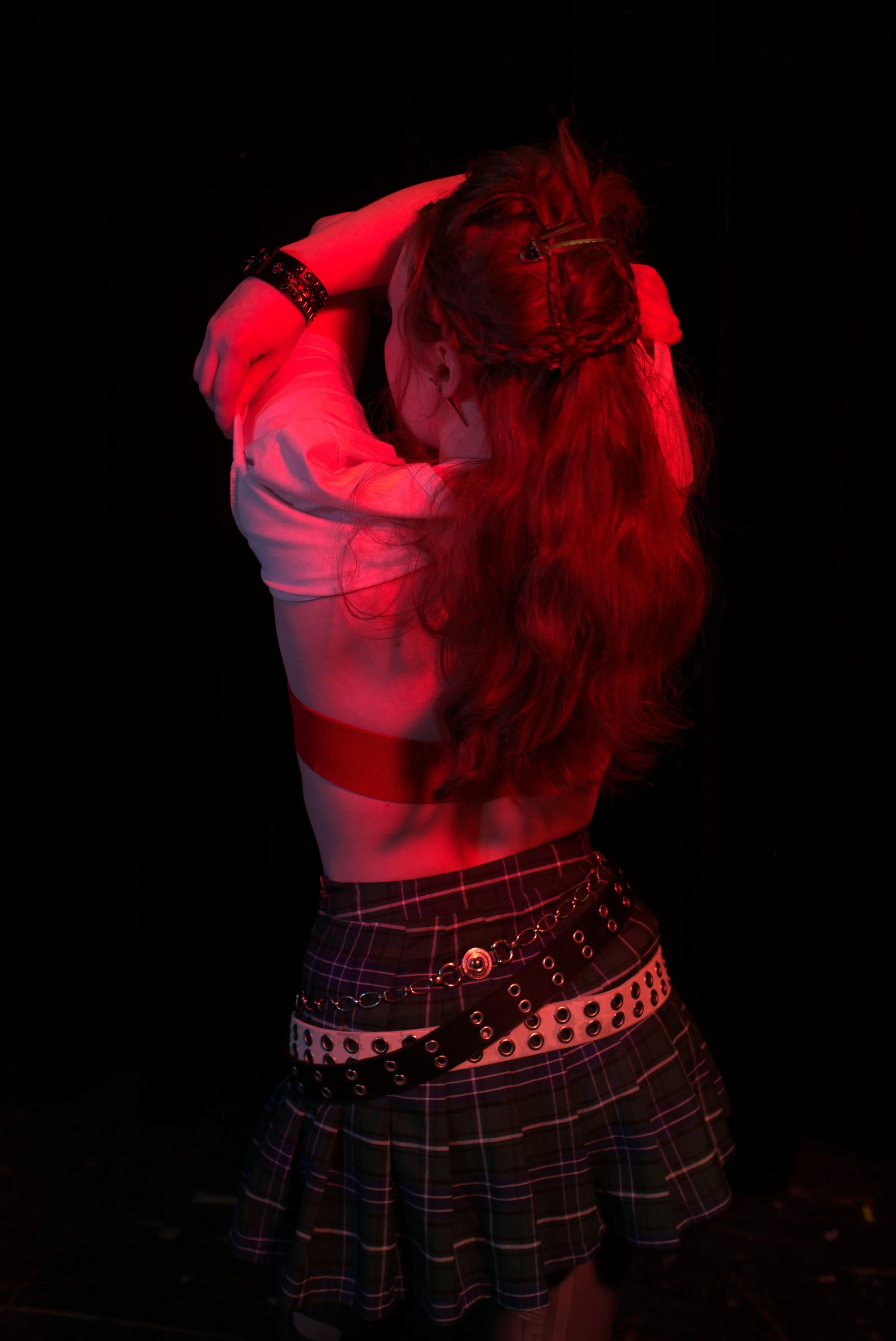 Hair on Kristina for Chayse Martino and Sienna Gallus, Nasty Grrl Photoshoot
