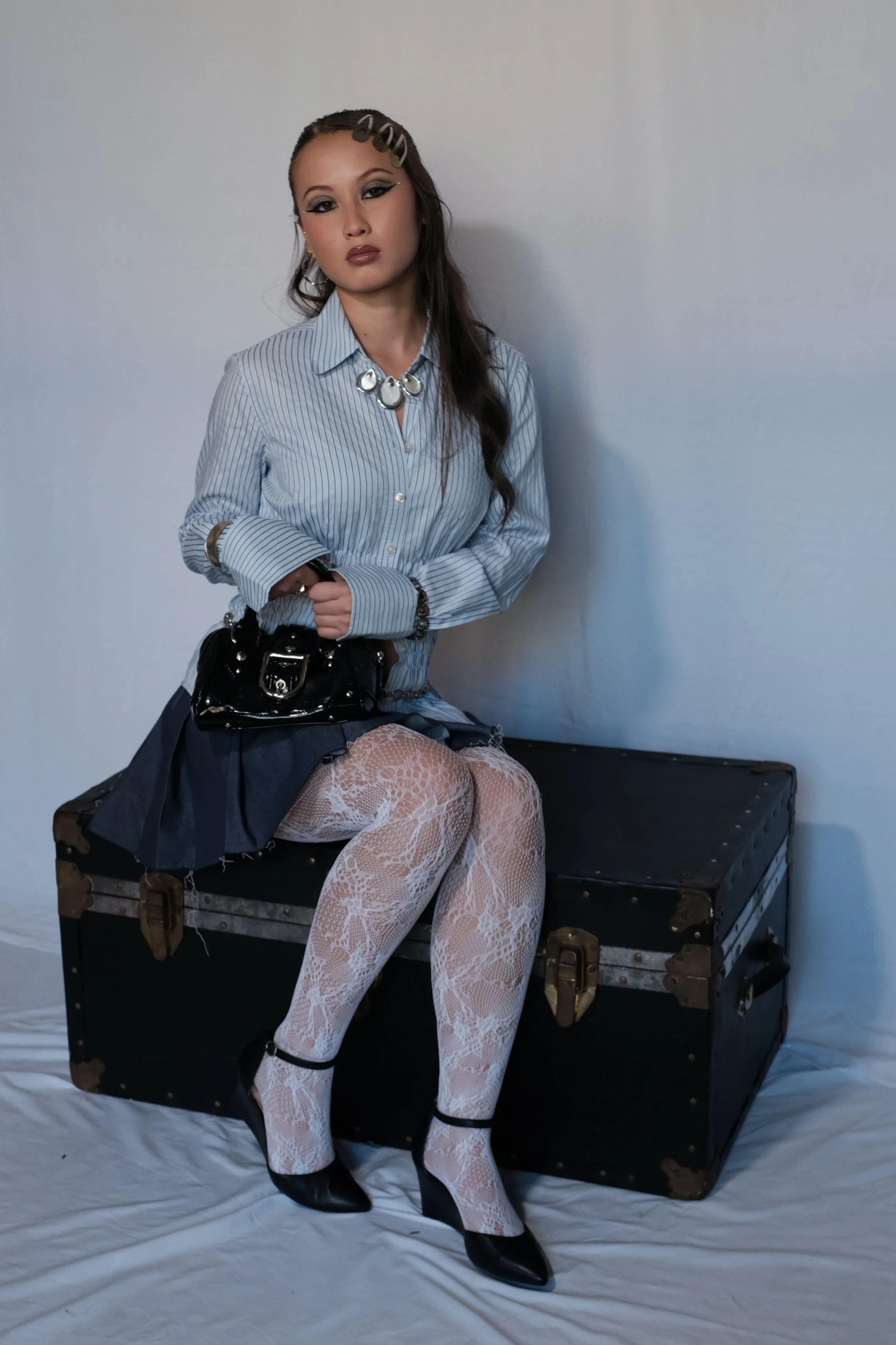 Hair on Prea for Sterling Grant, The Silver Lining Promotional Shoot