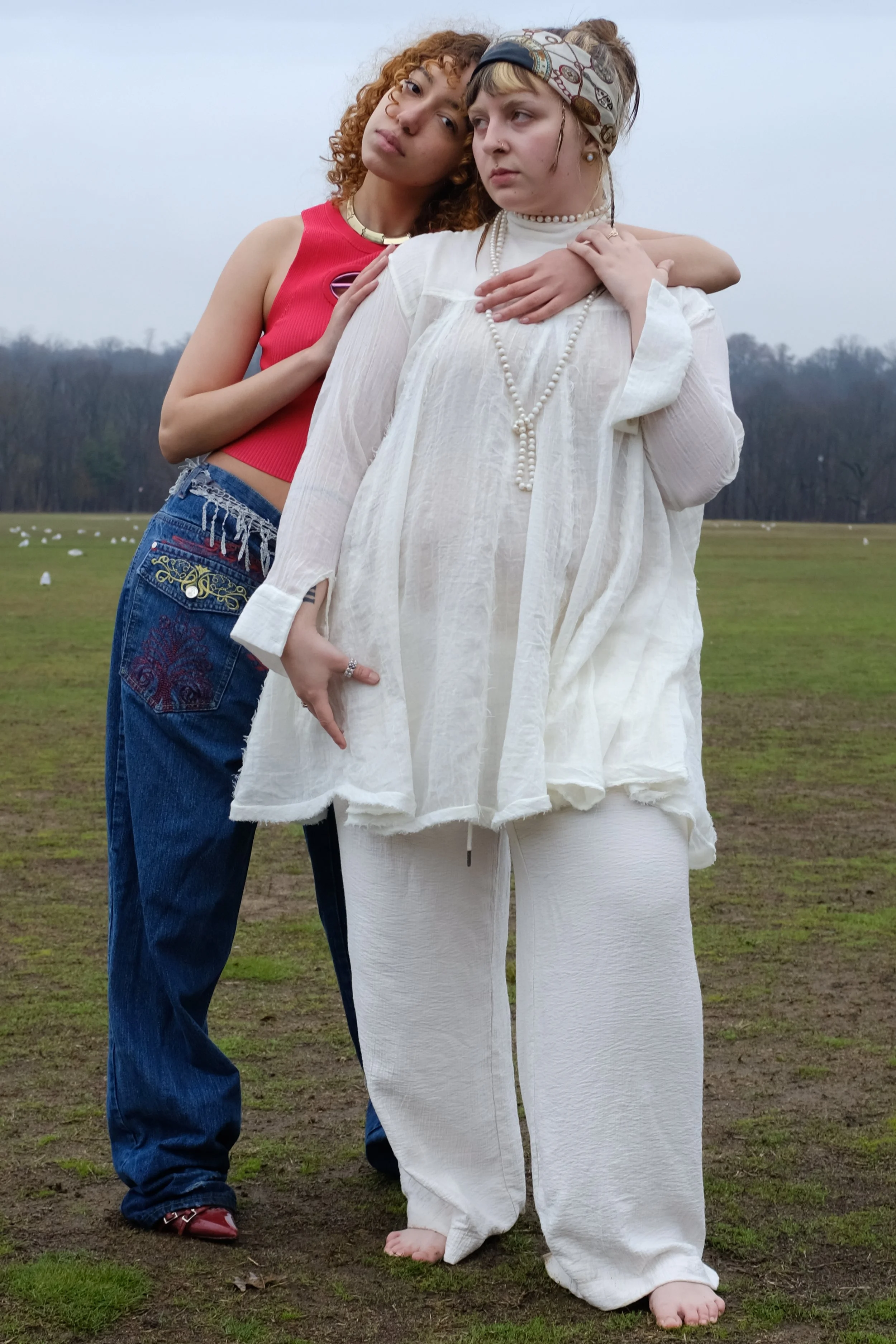 PRIMORDIAL Photoshoot, models Chayse Martino and Crismairy Frias, shot by Jack Devaney, styled and directed by Michaela Sinead Scully