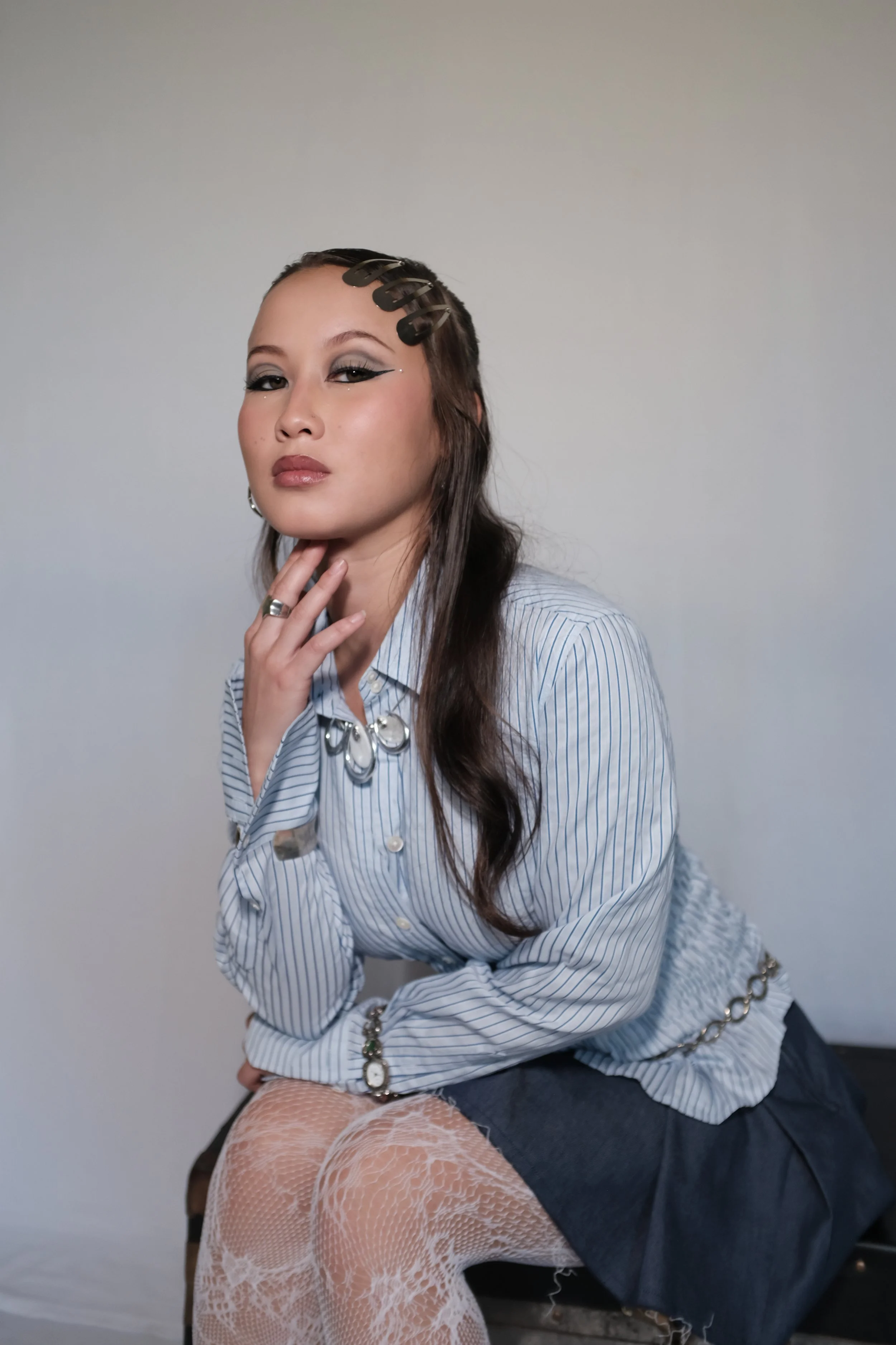 Hair on Prea for Sterling Grant, The Silver Lining Promotional Shoot