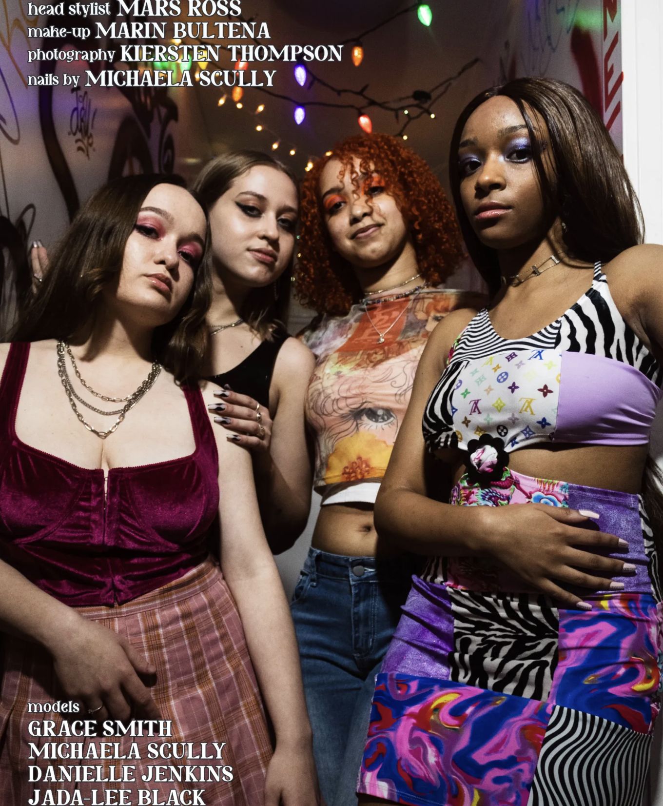 Nails for Mars Ross on Jada, Danielle, and Michaela Euphoria shoot