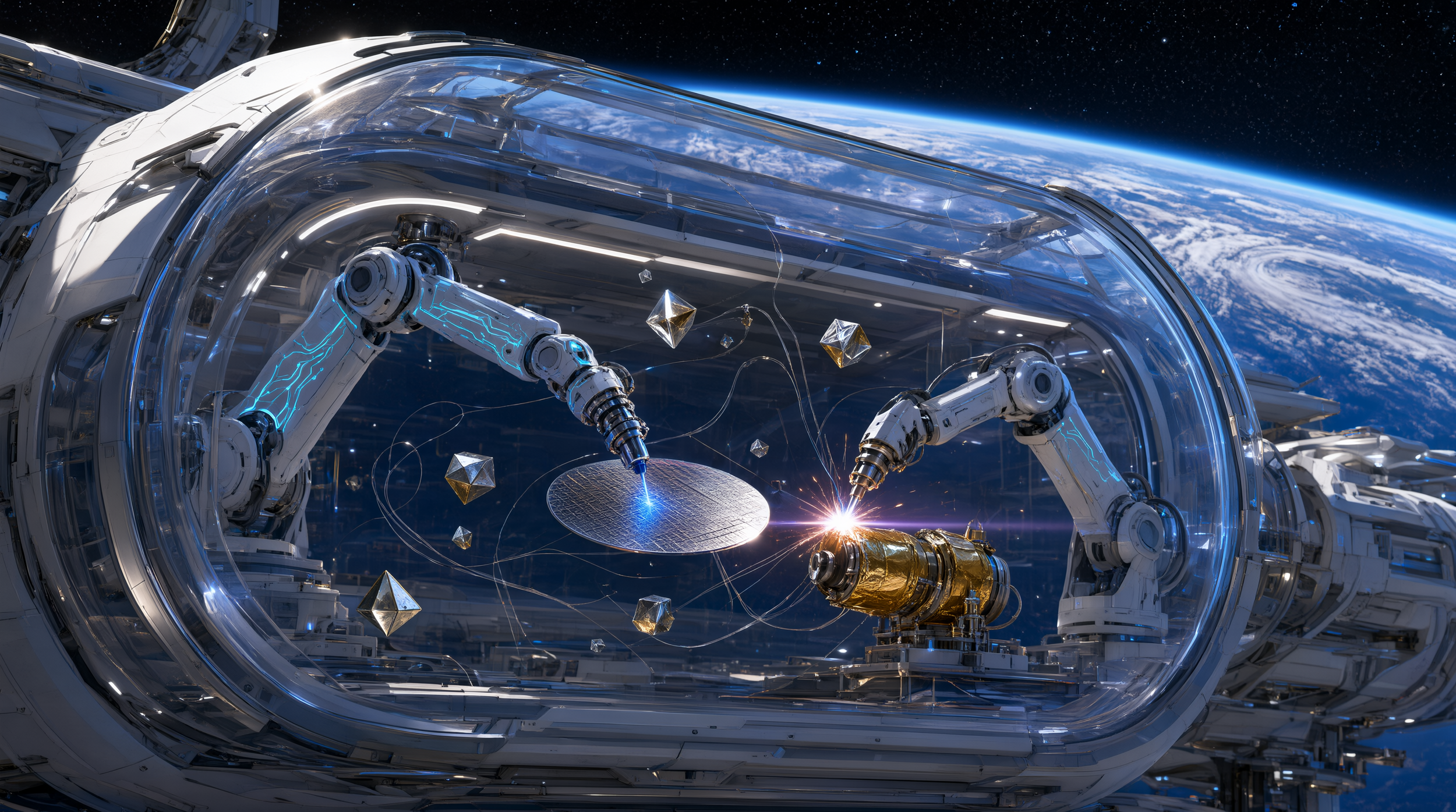 AGI and the future of space-based manufacturing