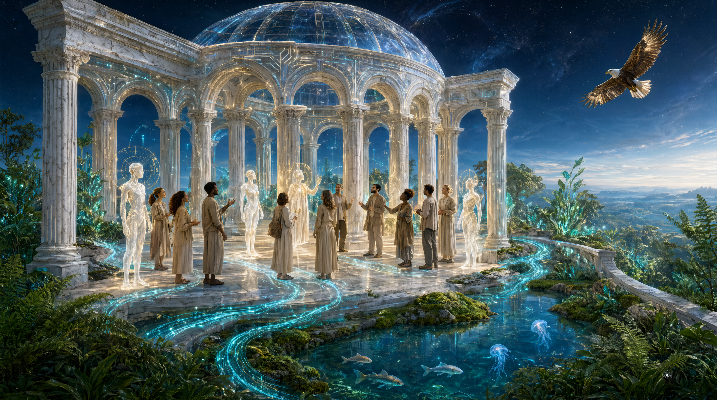The sentinel at the precipice: AGI and the fight for the biosphere