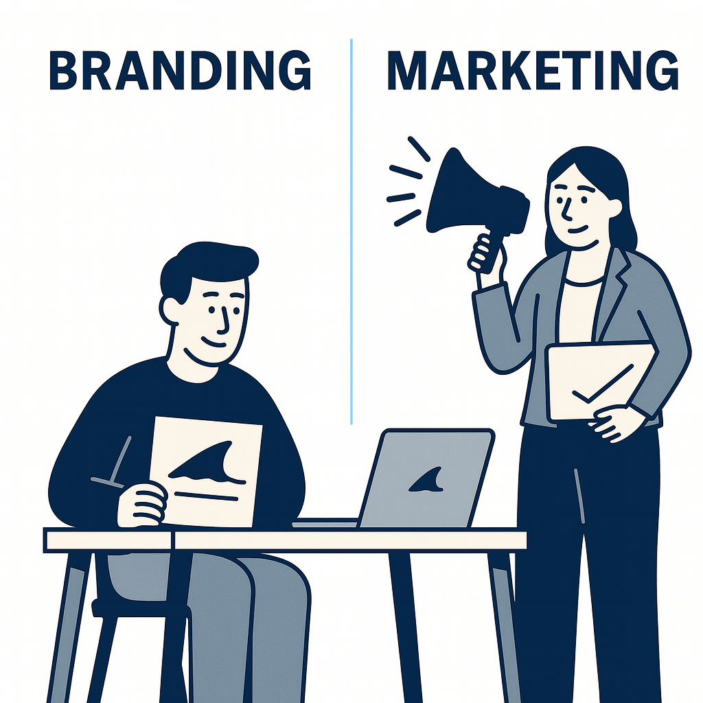 Branding vs. Marketing: Why Most Founders Confuse Them