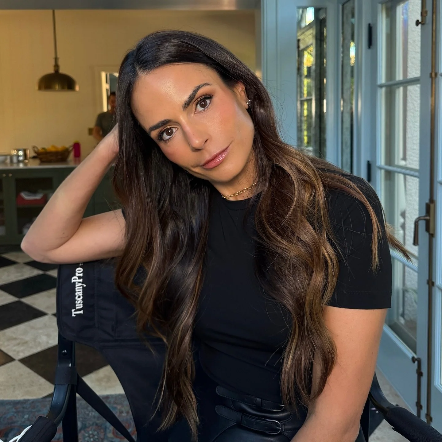 Last nights glam on @jordanabrewster for @rizzolibooks @ccaliforniastyle @ralphlauren | Makeup by Lacey | Hair @ingridmacias | Dress @ralphlauren | #805makeup #jordanabrewster