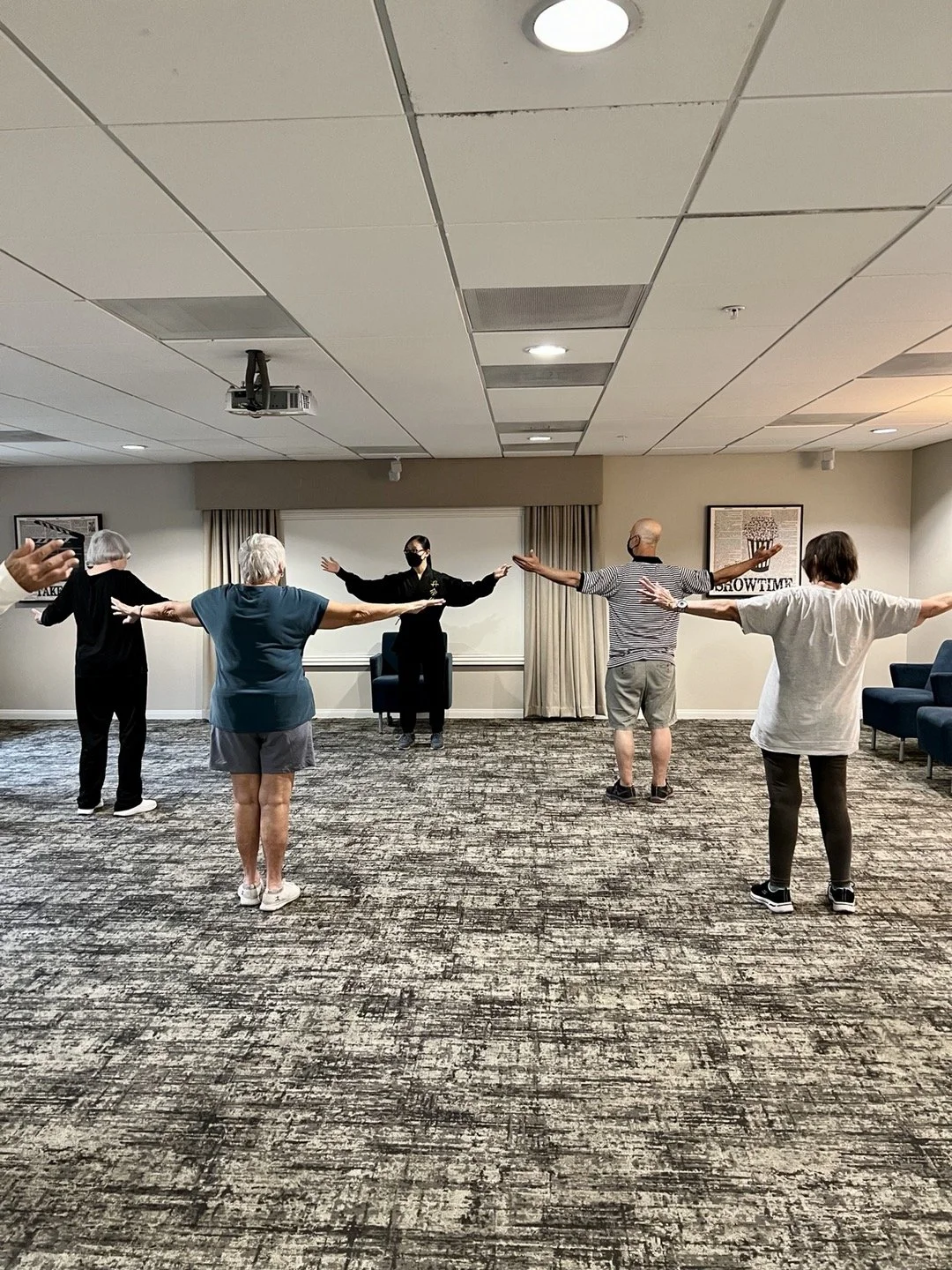 Tai Chi classes at Senior living community in Rancho Santa Margarita
