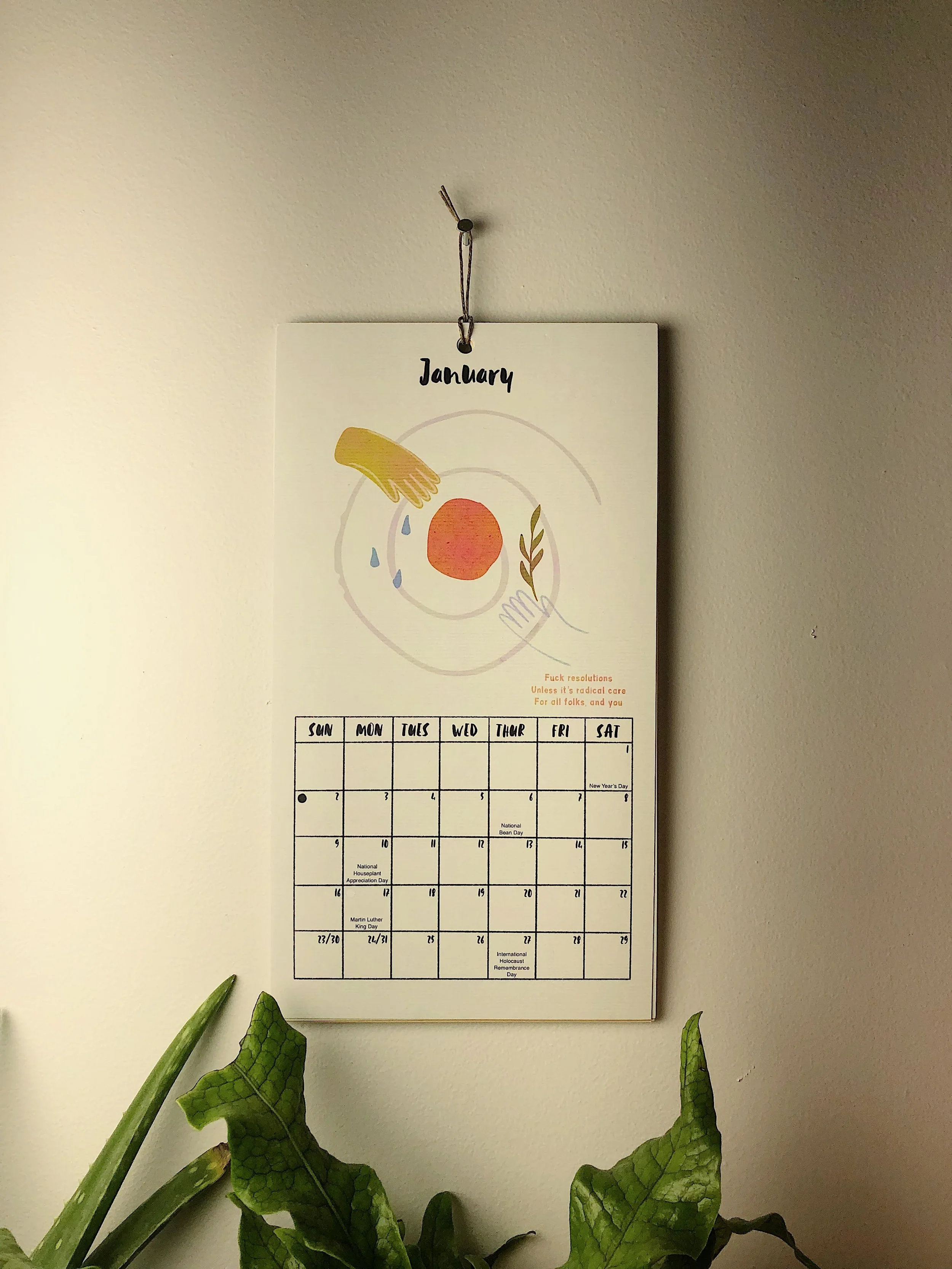2022 "Take Good, Radical Care" calendar